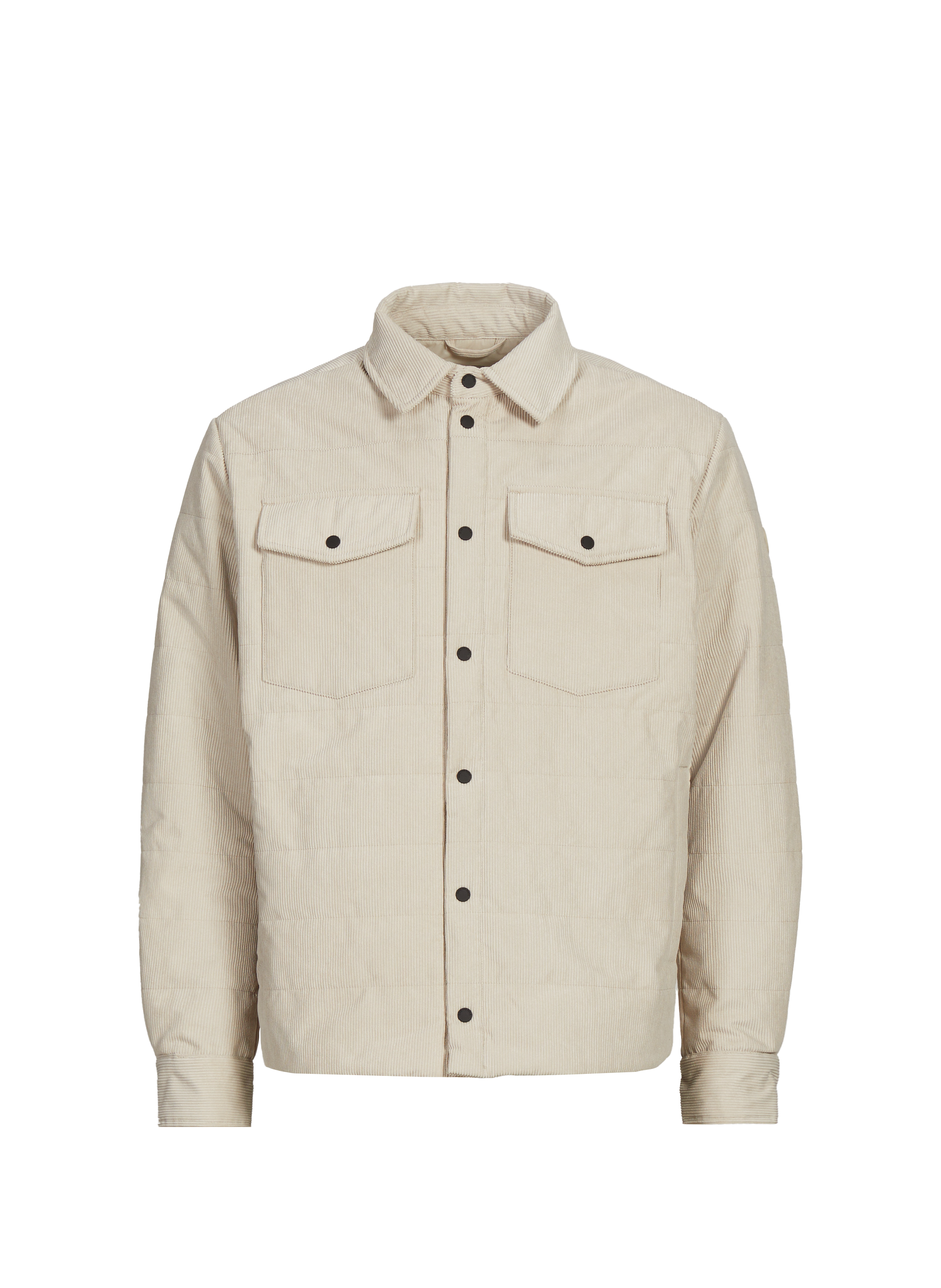 SAVE THE DUCK Veste droite col classique Beige