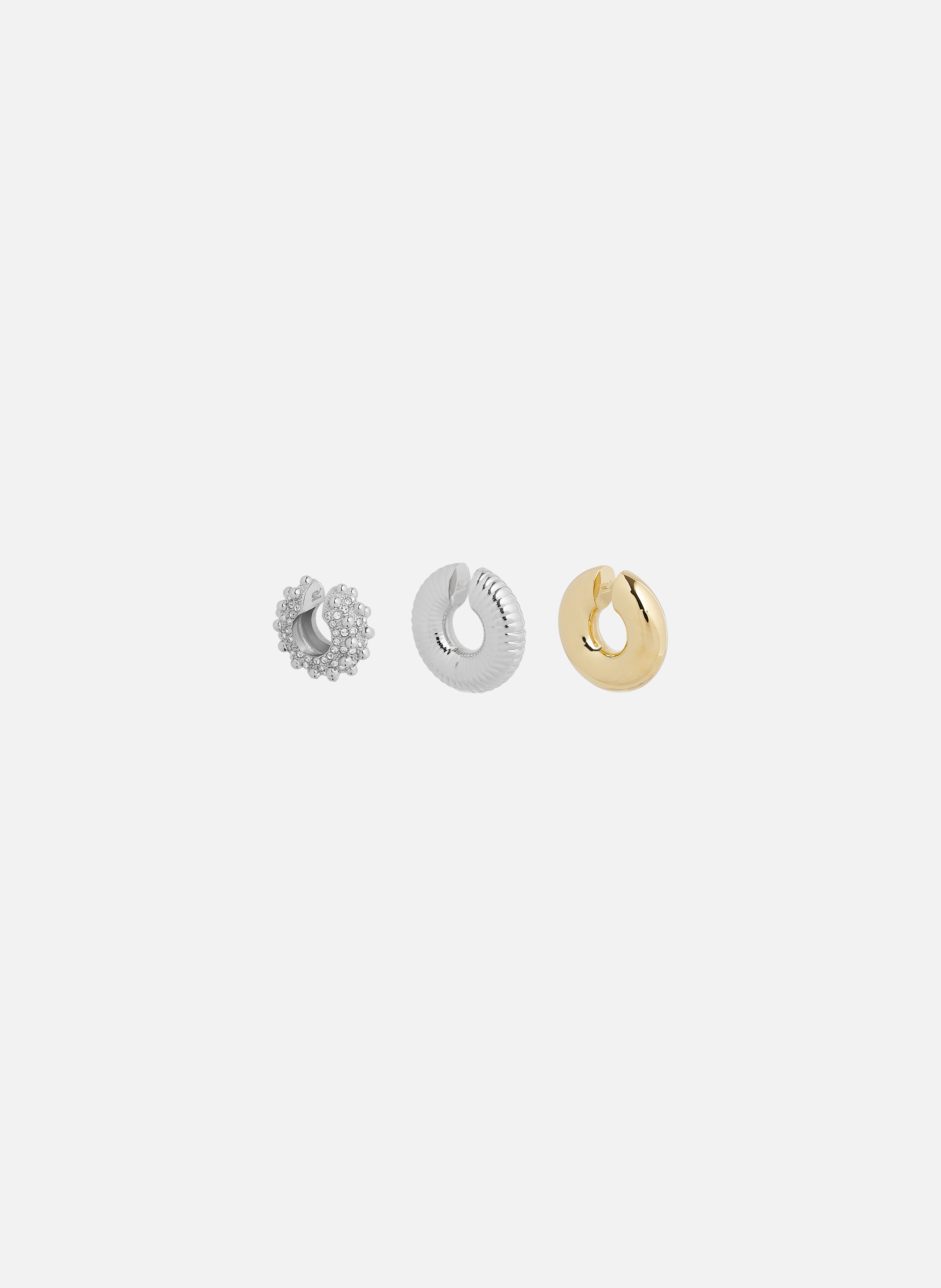 Set de ear cuffs nano RABANNE Argent