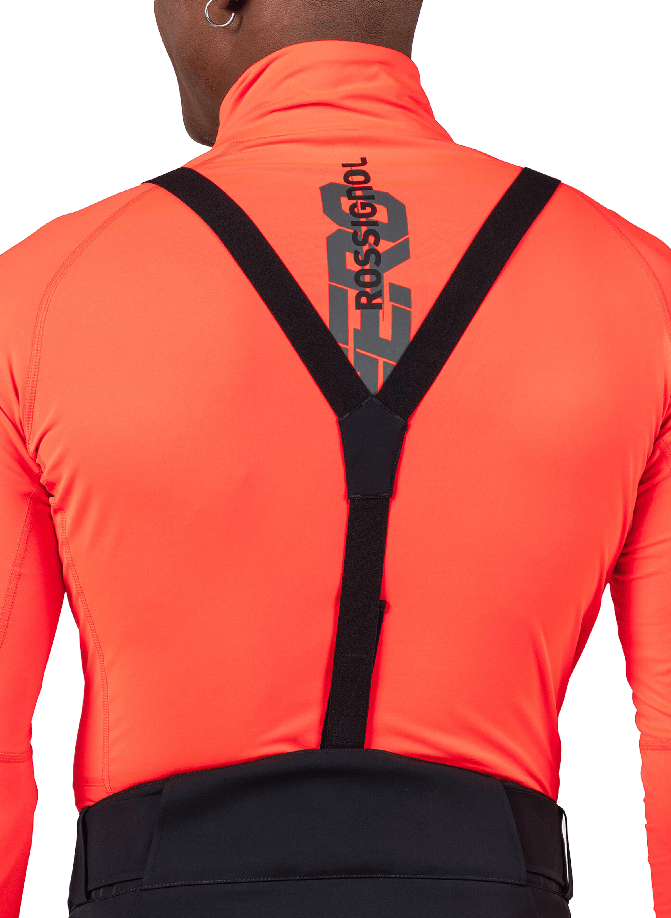 Pantalon de ski avec bretelles ajustables ROSSIGNOL Noir