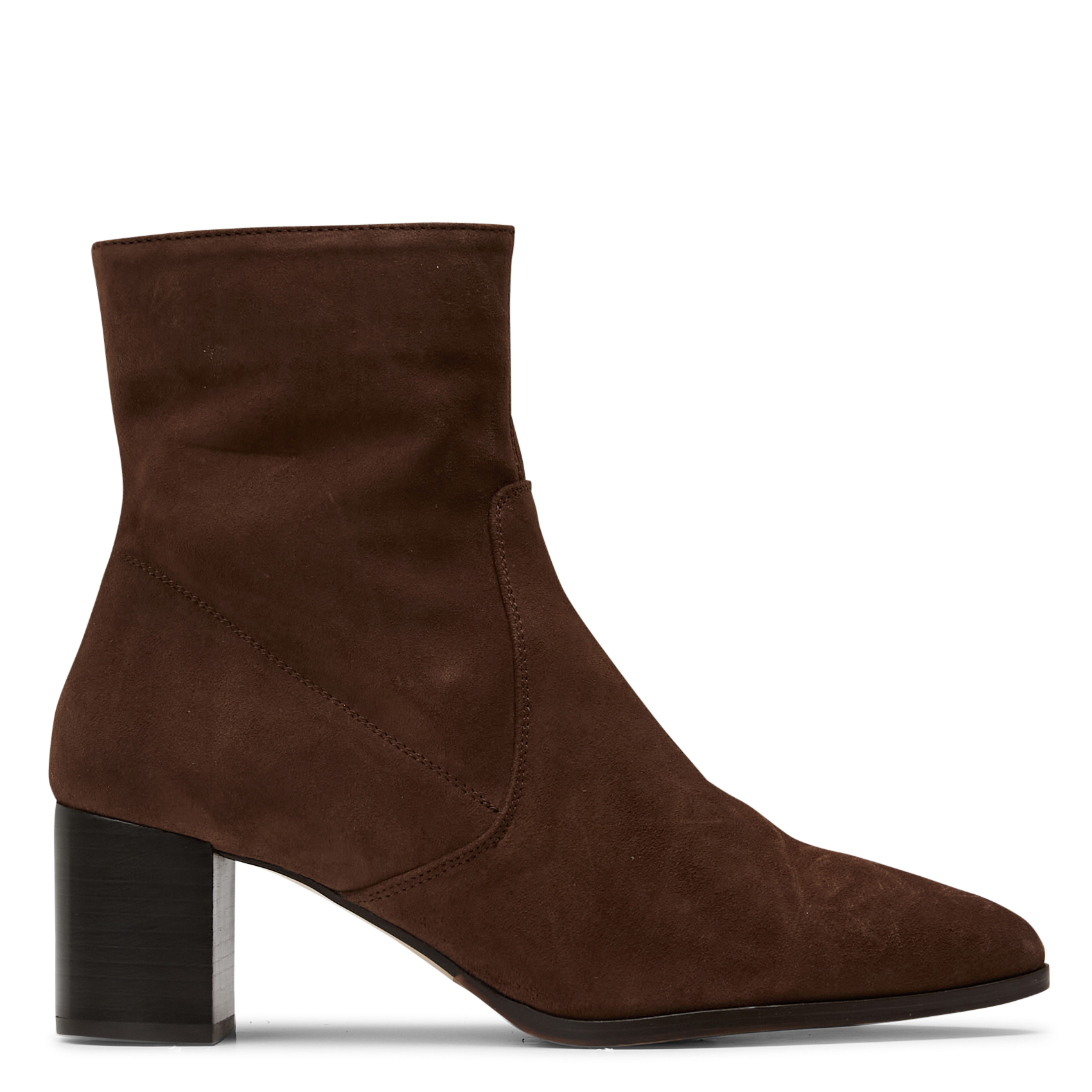 Bottines à talons en cuir n°556 RIVECOUR Noir