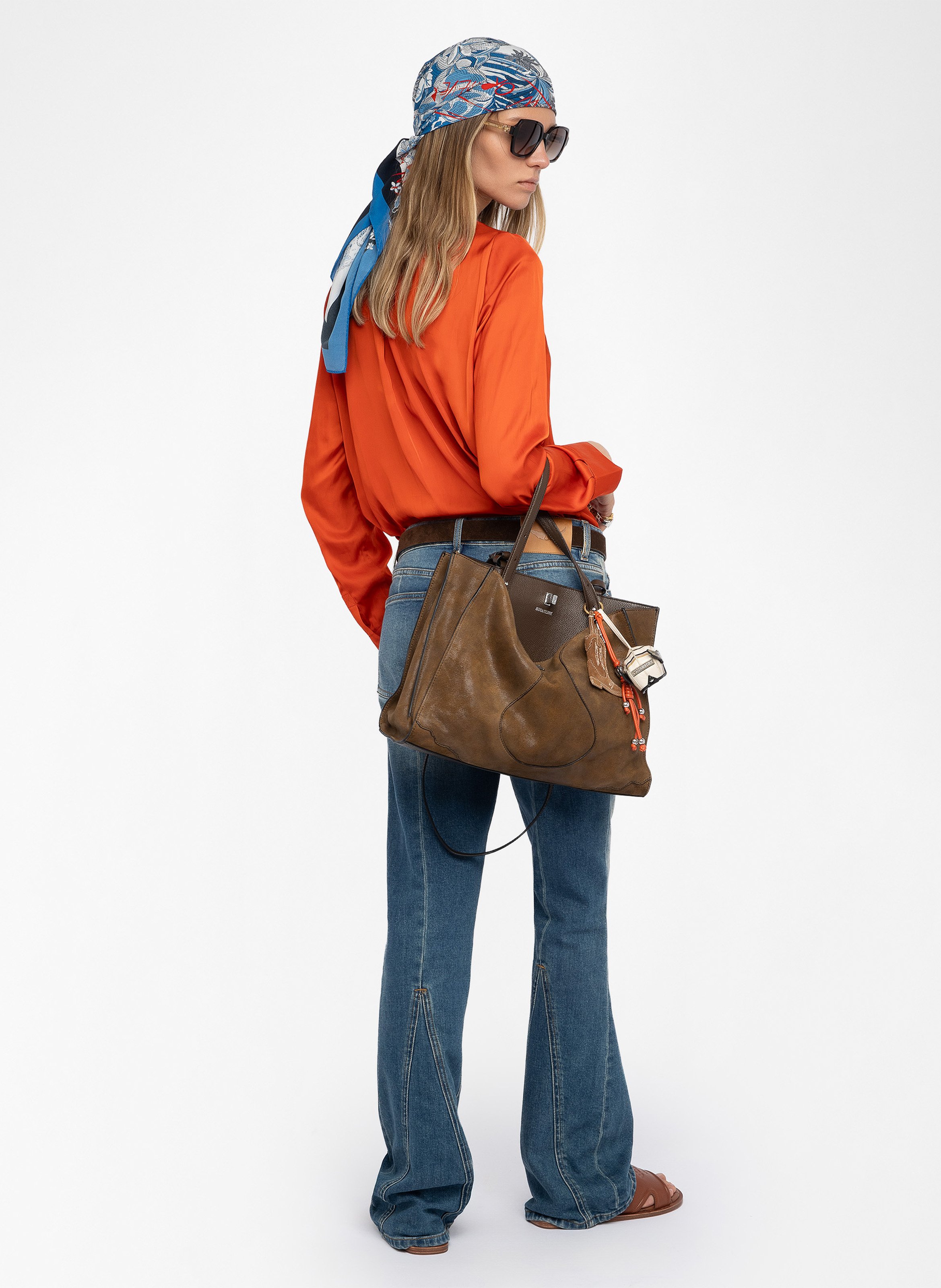 Top à encolure v tink ZADIG&VOLTAIRE Orange