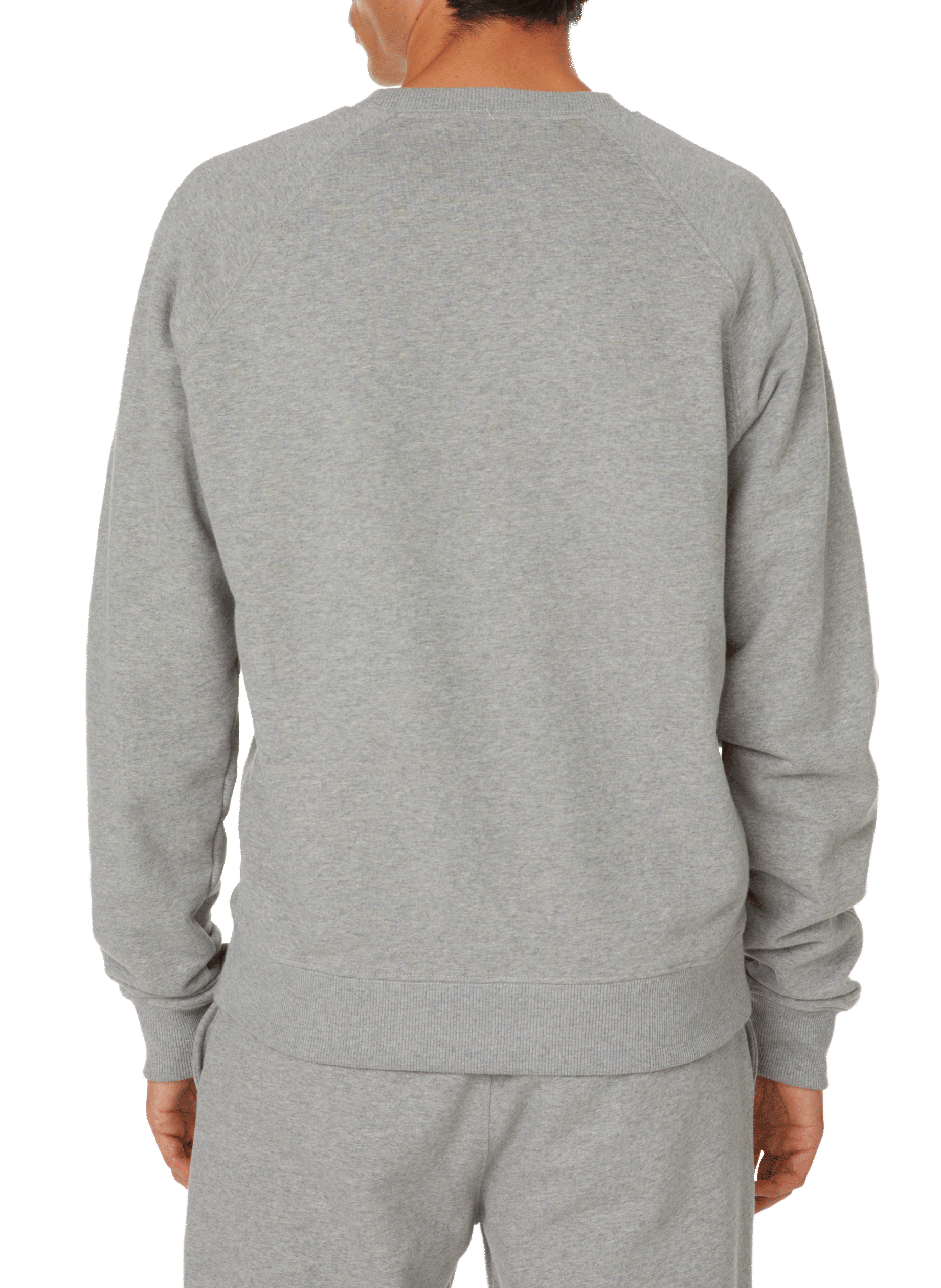Sweatshirt col rond en coton SAISON 1865 Gris