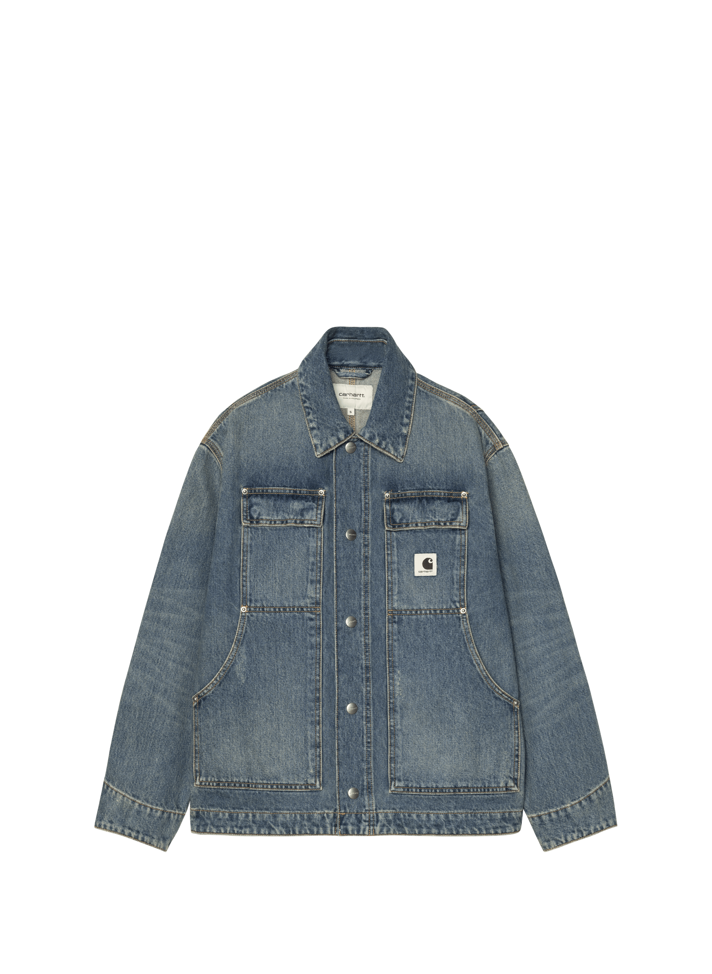 Straight-cut denim jacket CARHARTT WIP Blue