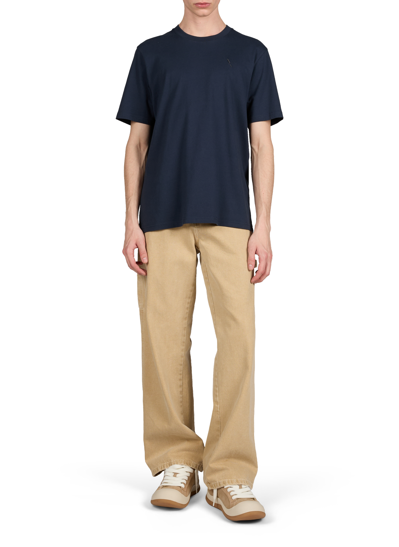 Cotton round-neck T-shirt AIGLE Blue