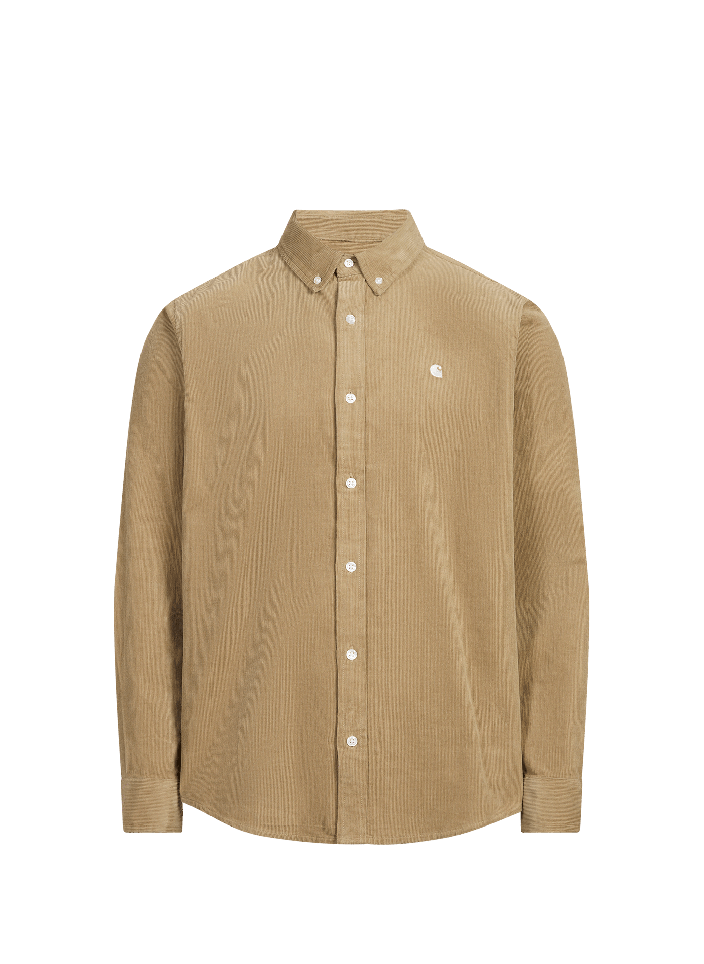 Chemise droit en velours côtelé CARHARTT WIP Beige