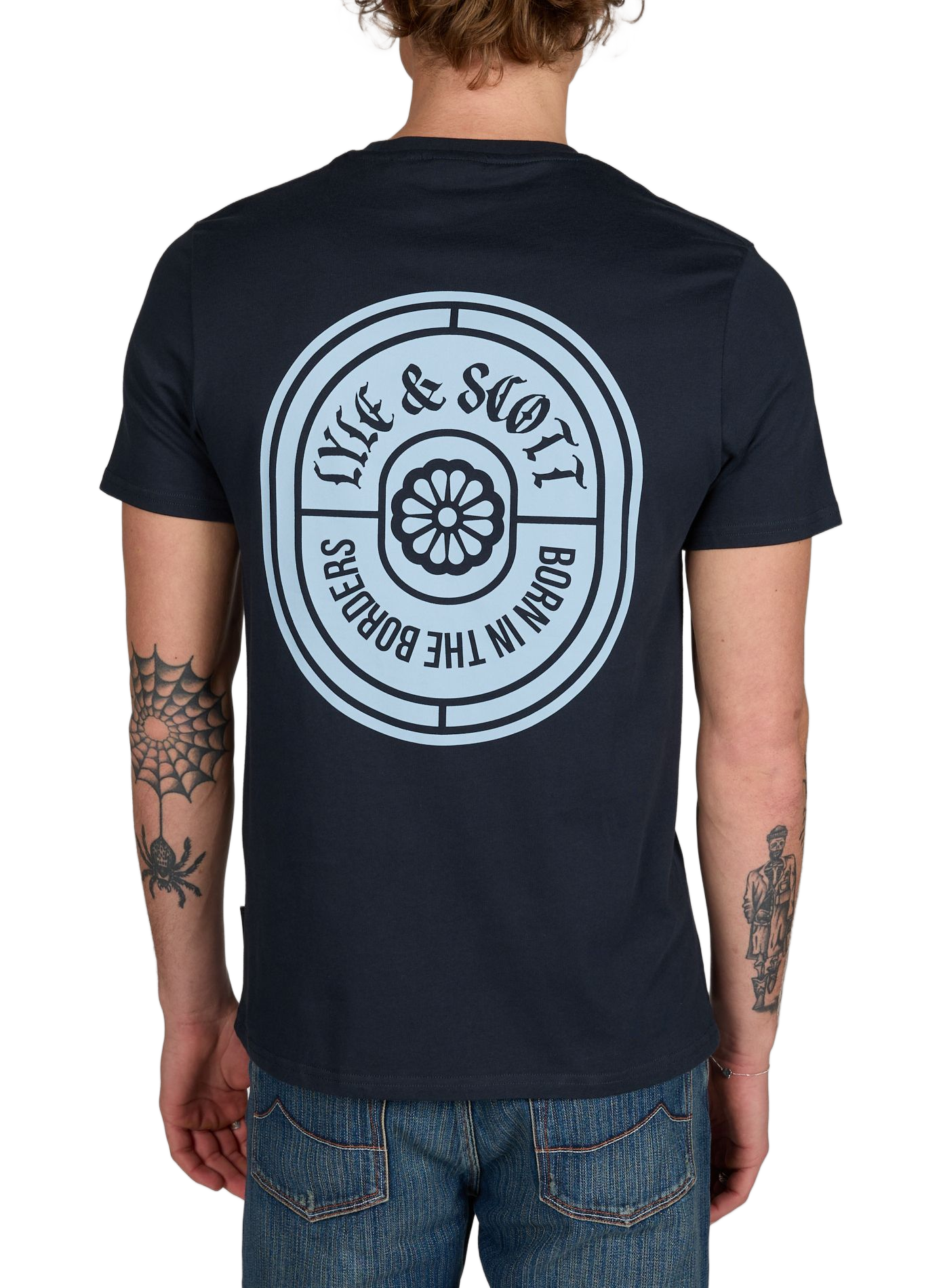 Cotton Logo T-shirt LYLE & SCOTT Blue