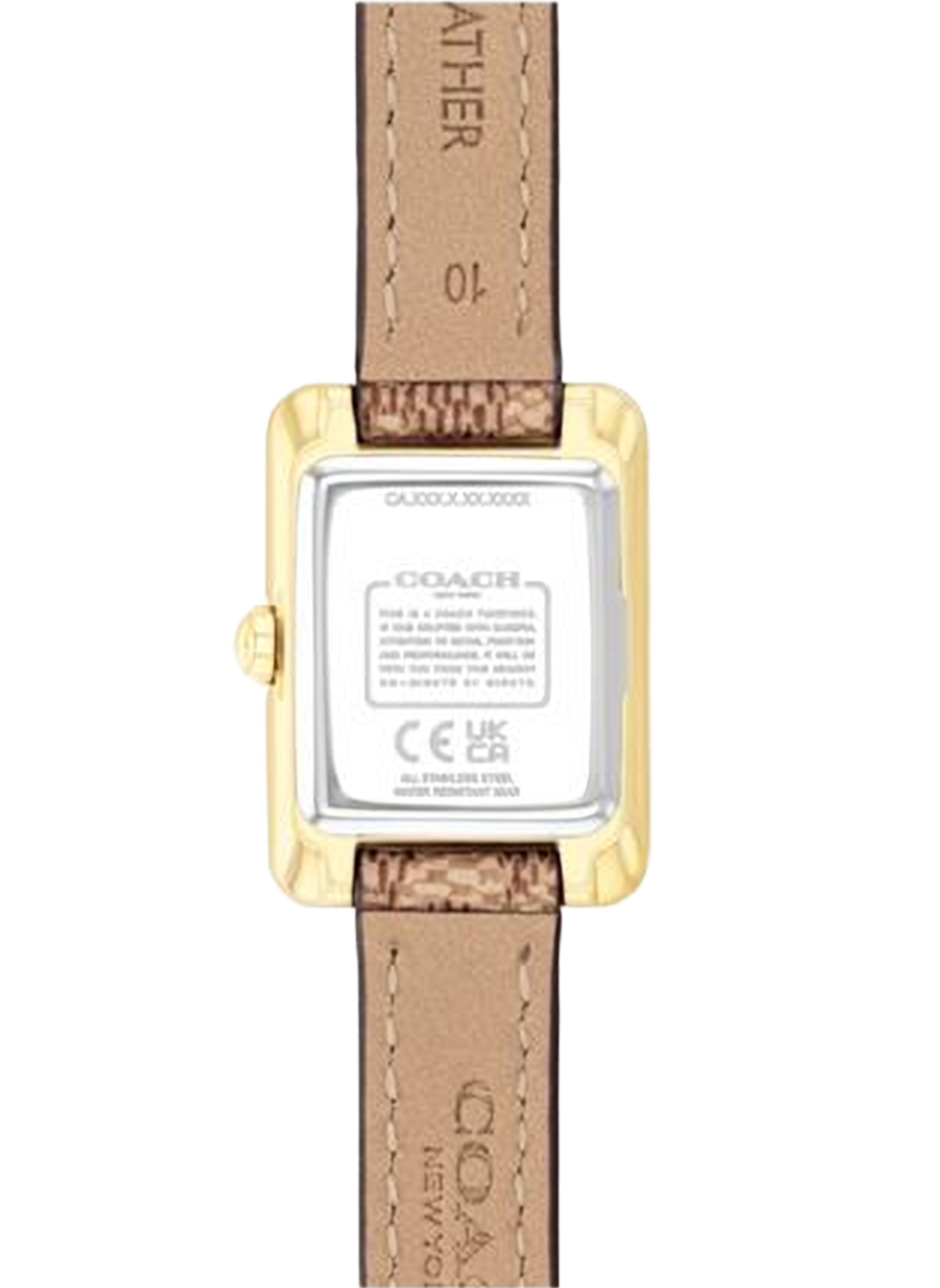 Montre quartz Mara en cuir COACH MONTRES Marron