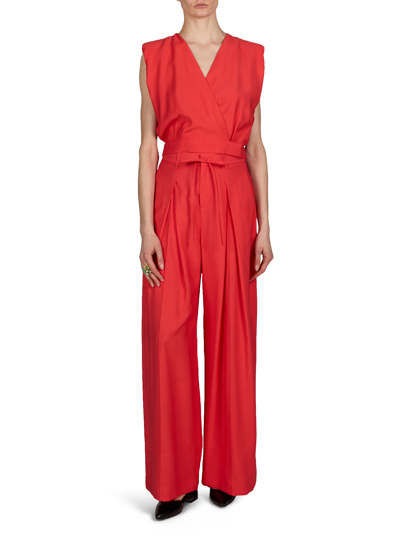 Pantalon large Julio SUNCOO Rose