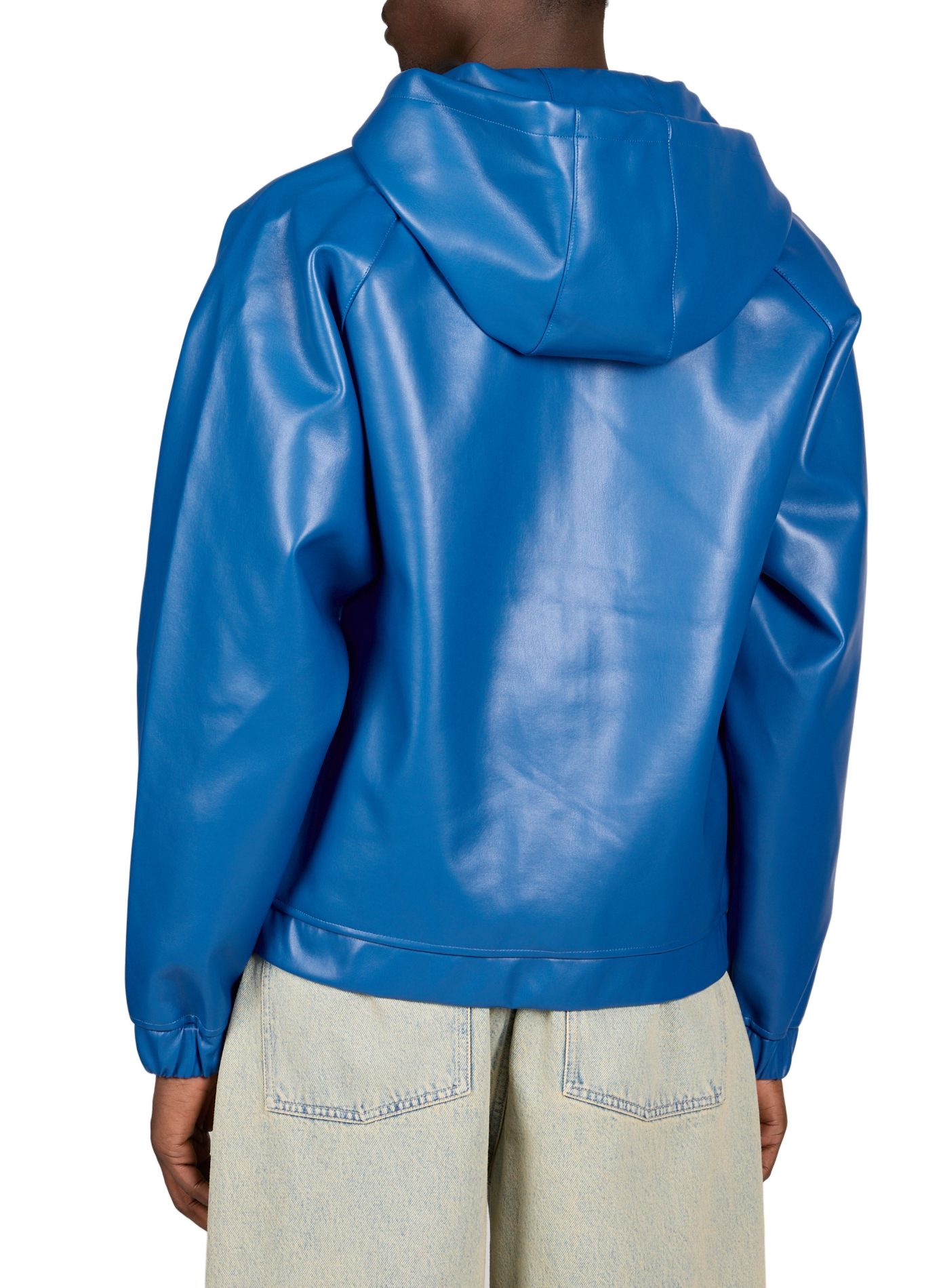 Solid Hooded Zip-Up Jacket DAILY PAPER Blue