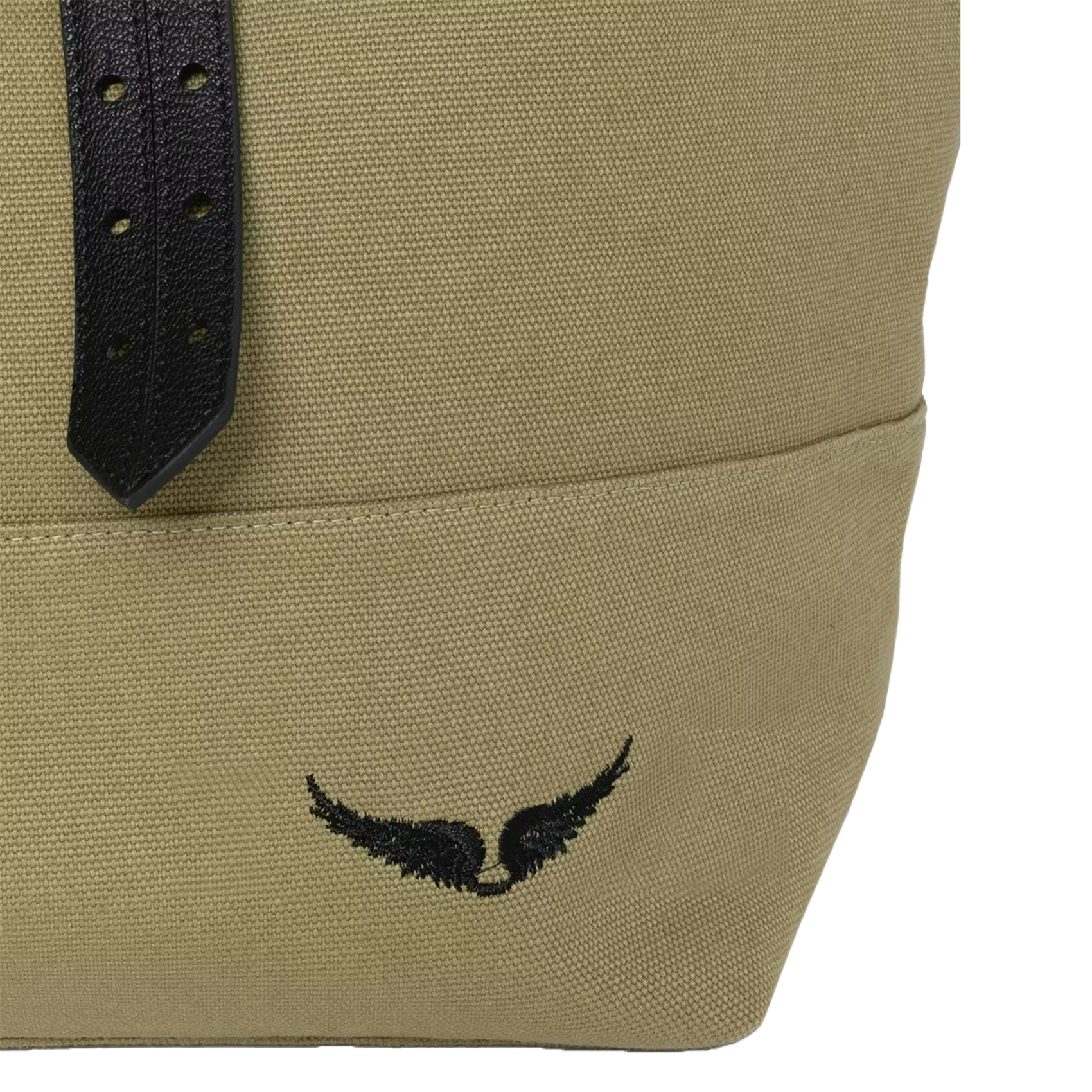 Sac cabas en coton z camp ZADIG&VOLTAIRE Vert