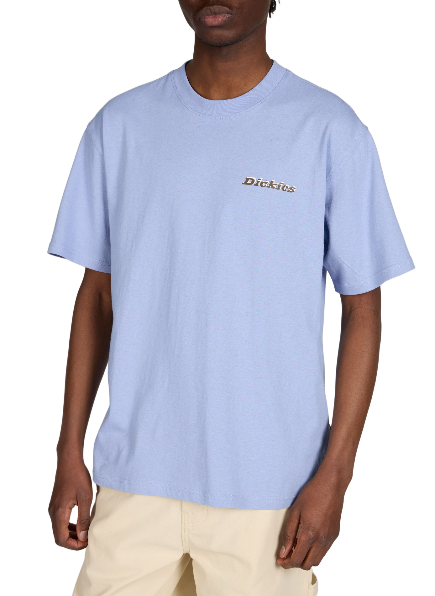 Cotton round-neck T-shirt DICKIES Blue