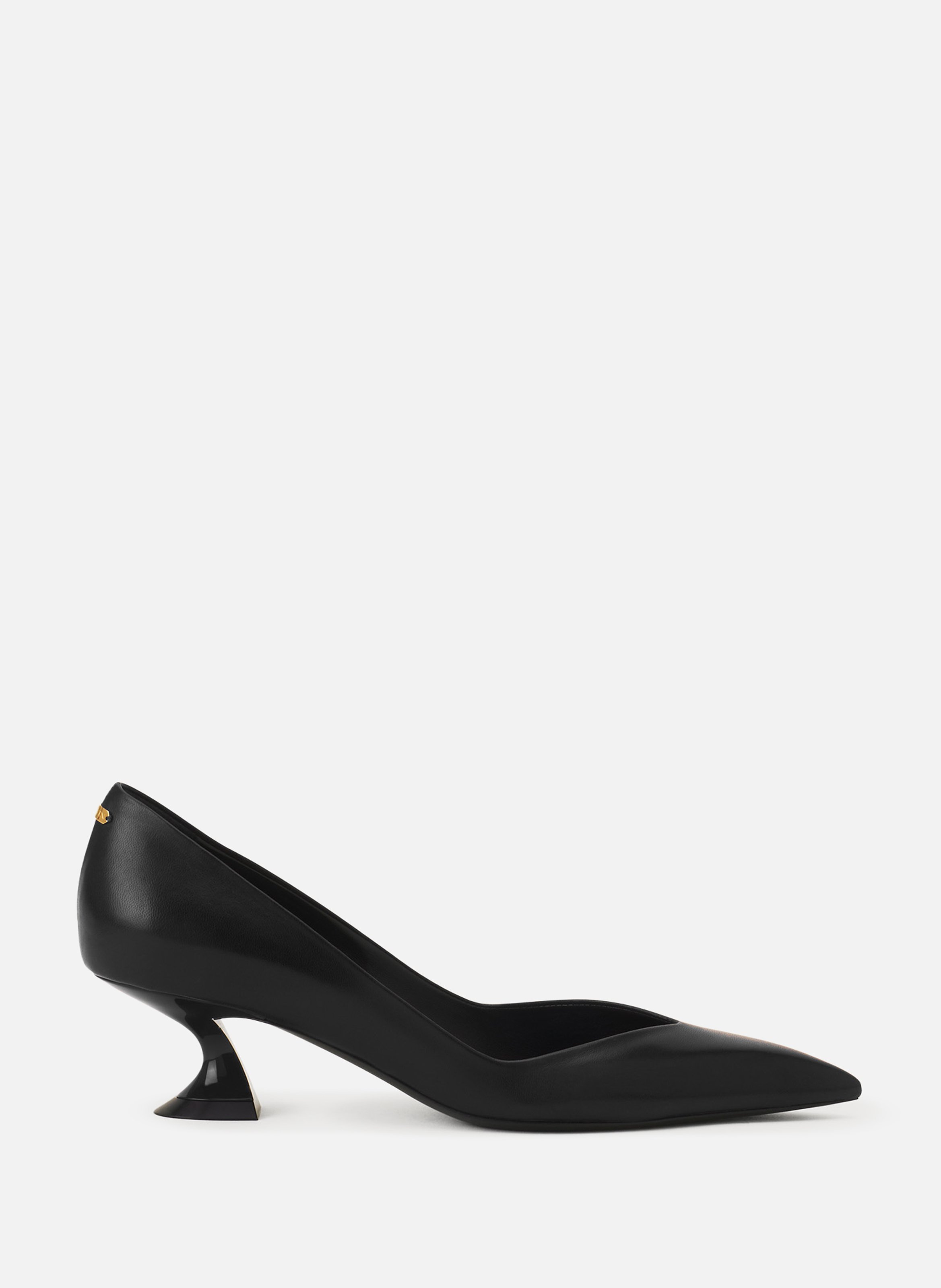 Escarpin midnight step en cuir LANVIN Noir