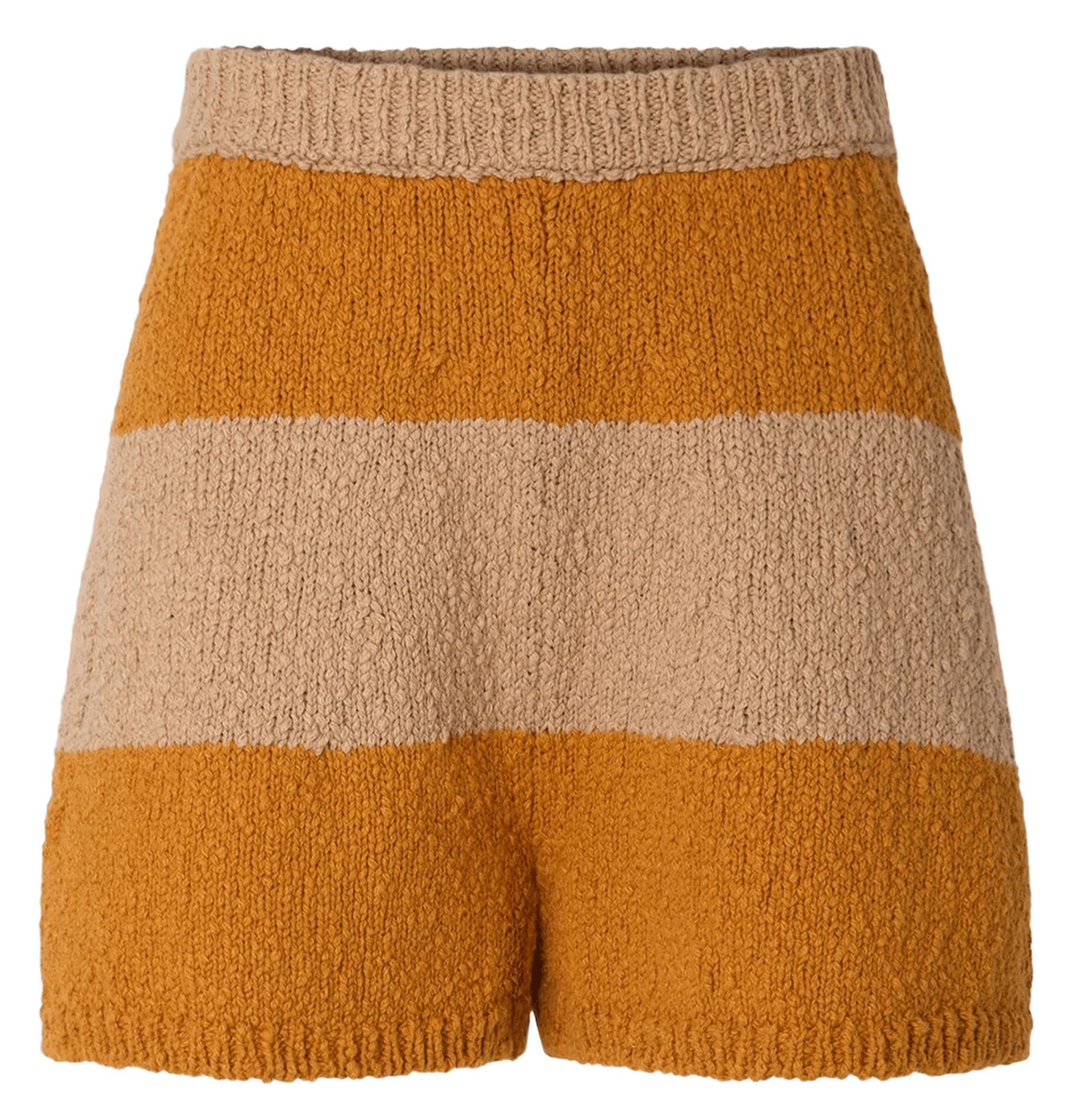 Short rayé en maille sargi SESSUN Orange