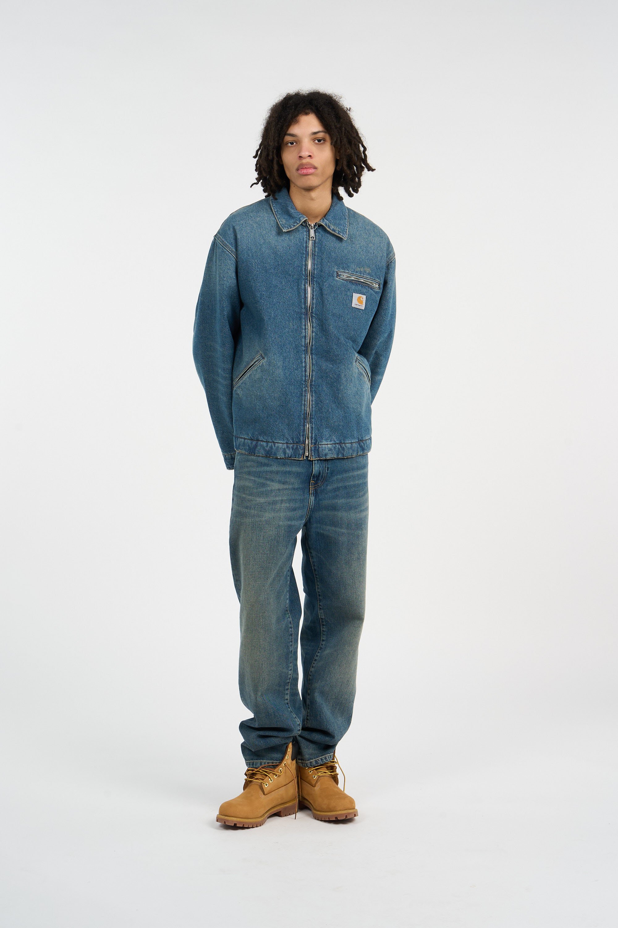 Veste doublée og detroit jacket CARHARTT WIP Bleu