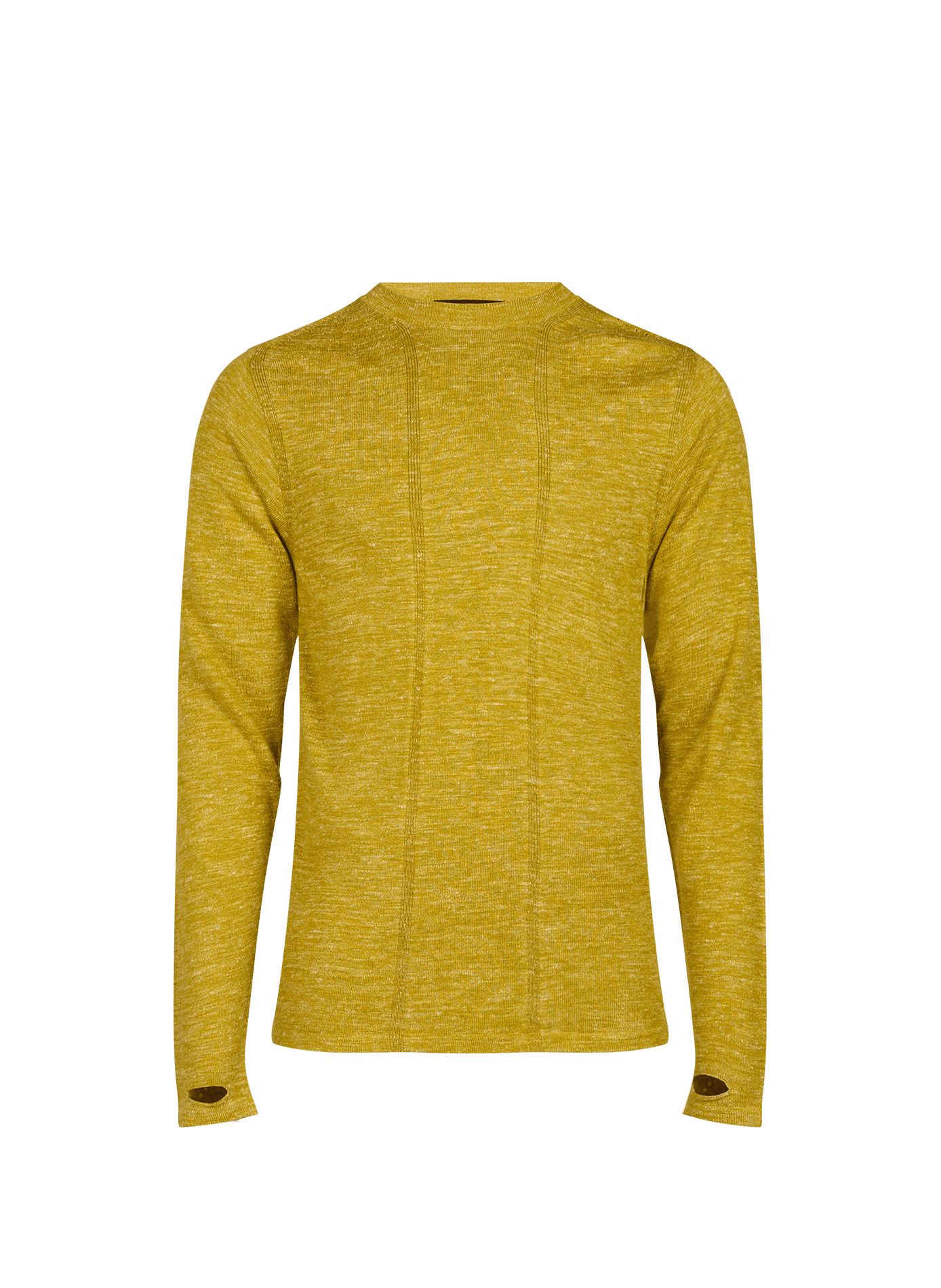 T-shirt met ronde hals OMAR AFRIDI Geel