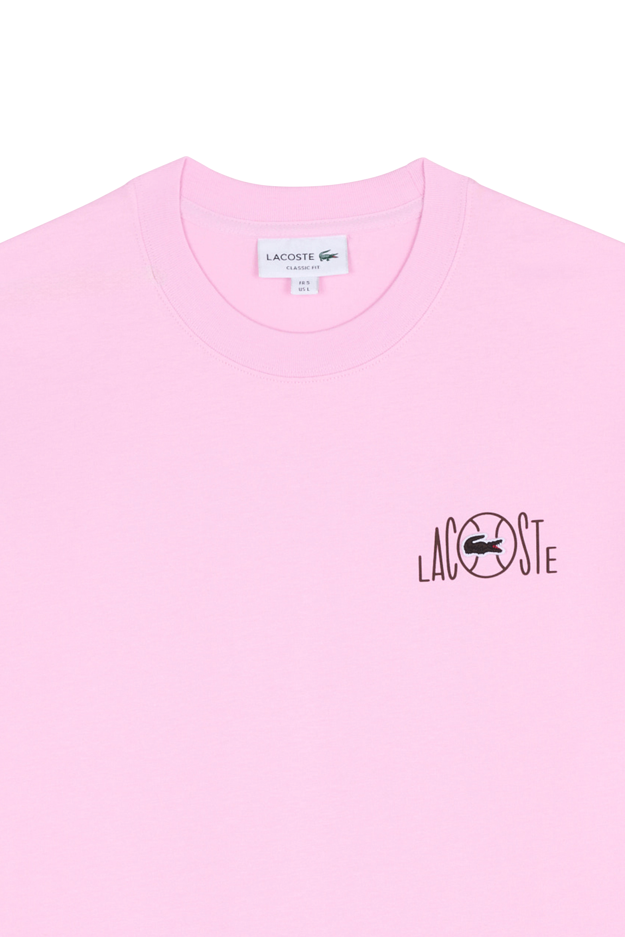 T-shirt tee-shirt LACOSTE Rose