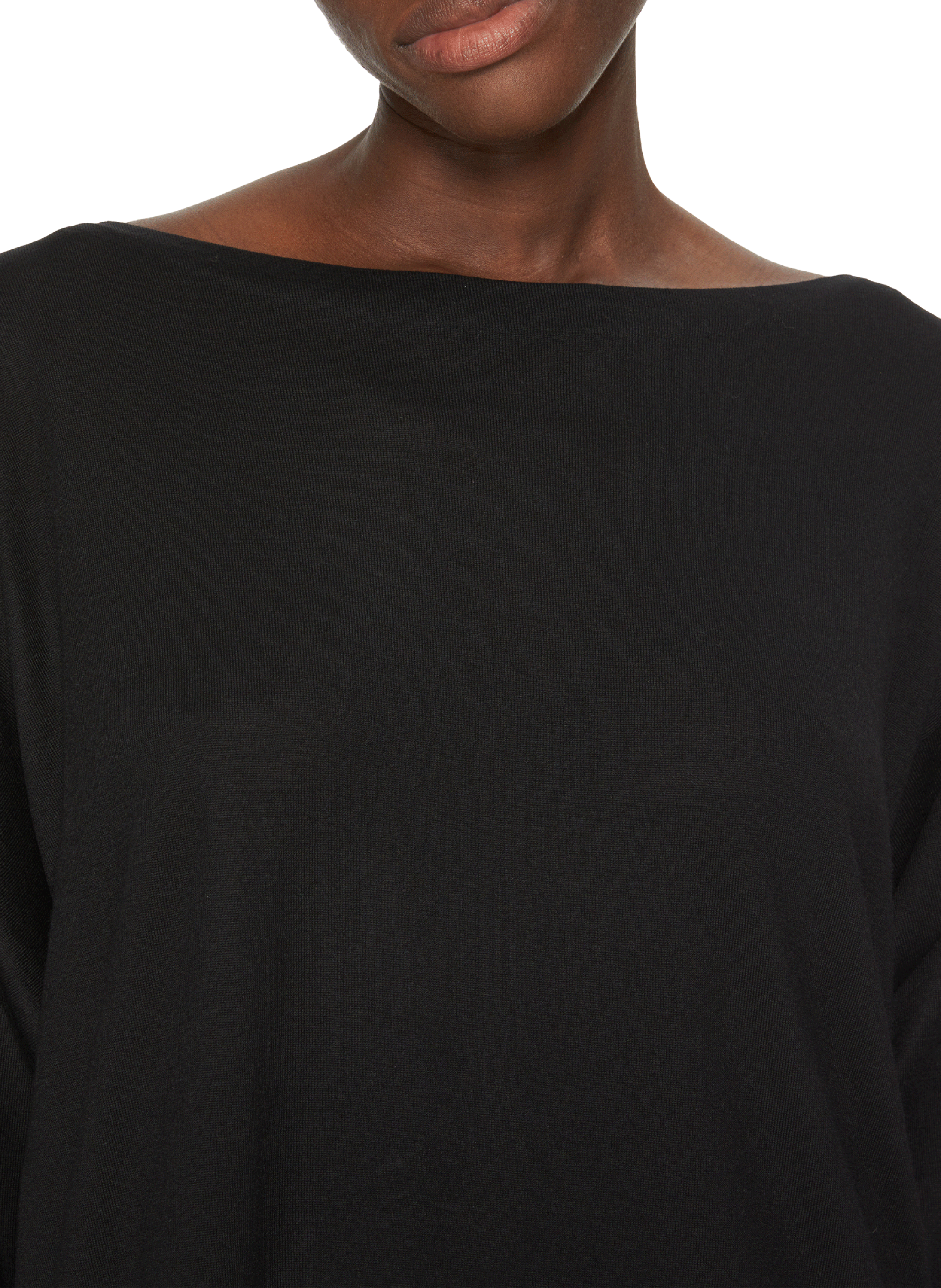 Pull en mailles fines PRADA Noir