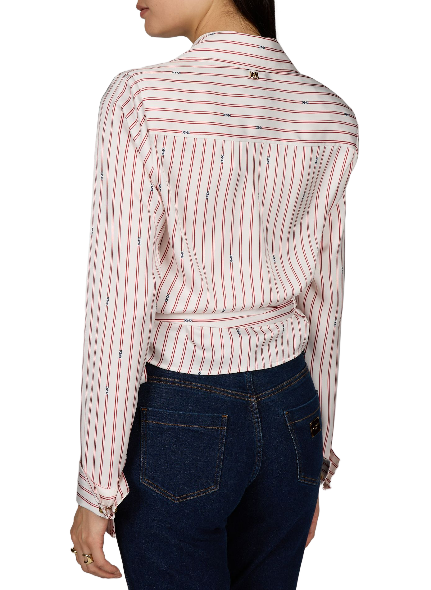 Wickelbluse mit Streifenmuster GUESS Mehrfarbig