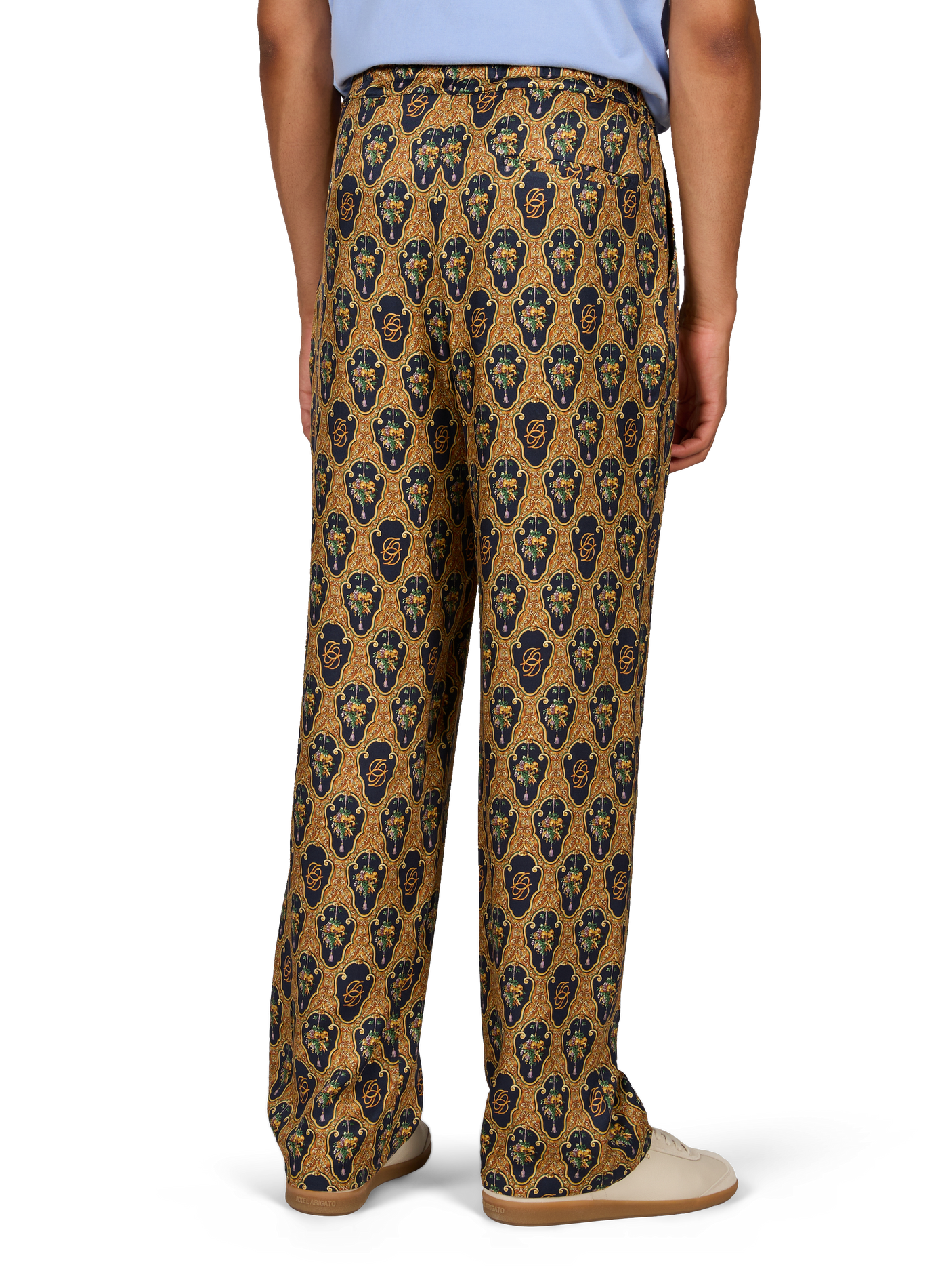 Fluid Baroque Raisin Pants DROLE DE MONSIEUR Multicolour