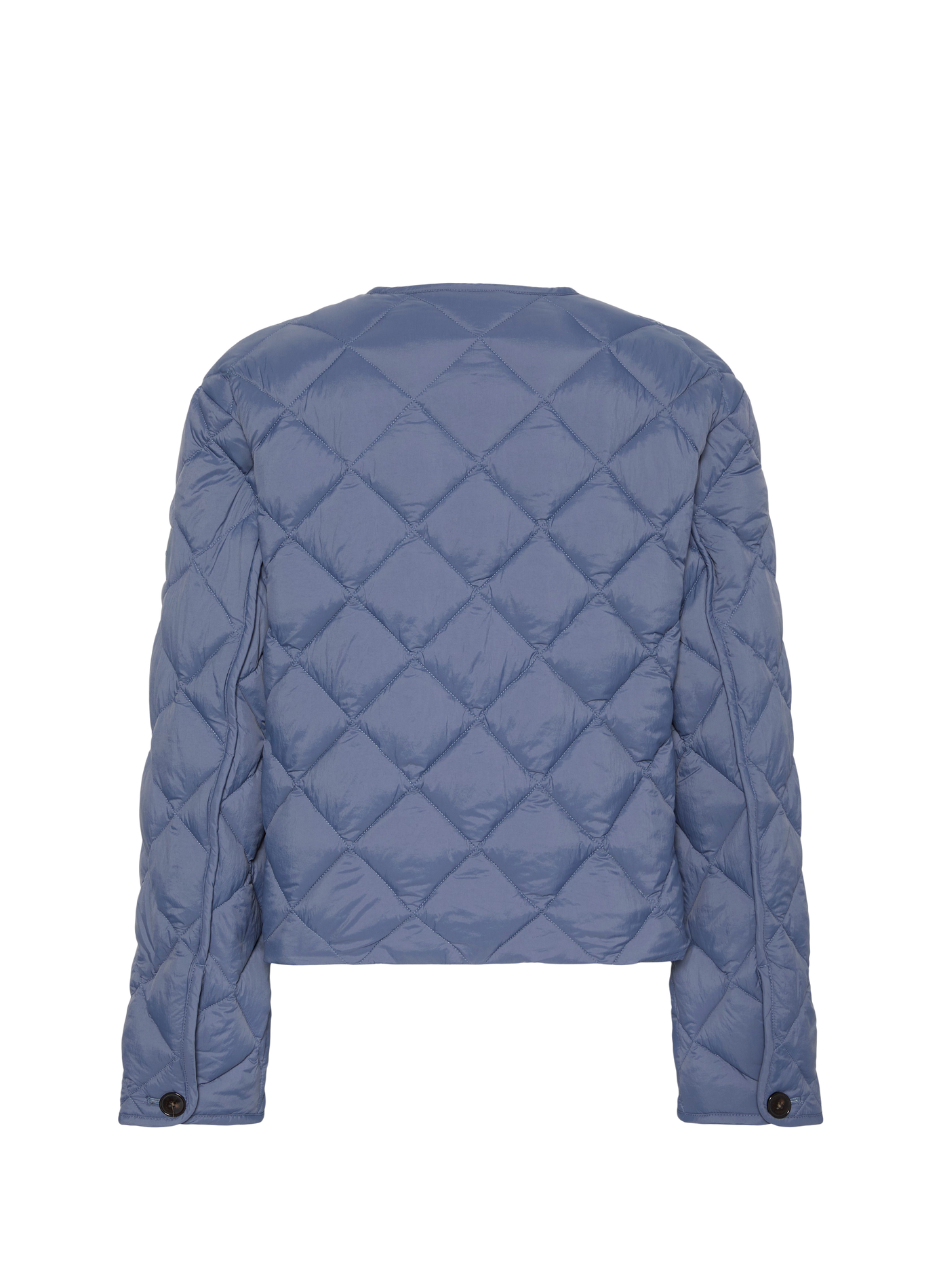 Veste courte matelassée à col plat CALVIN KLEIN Bleu