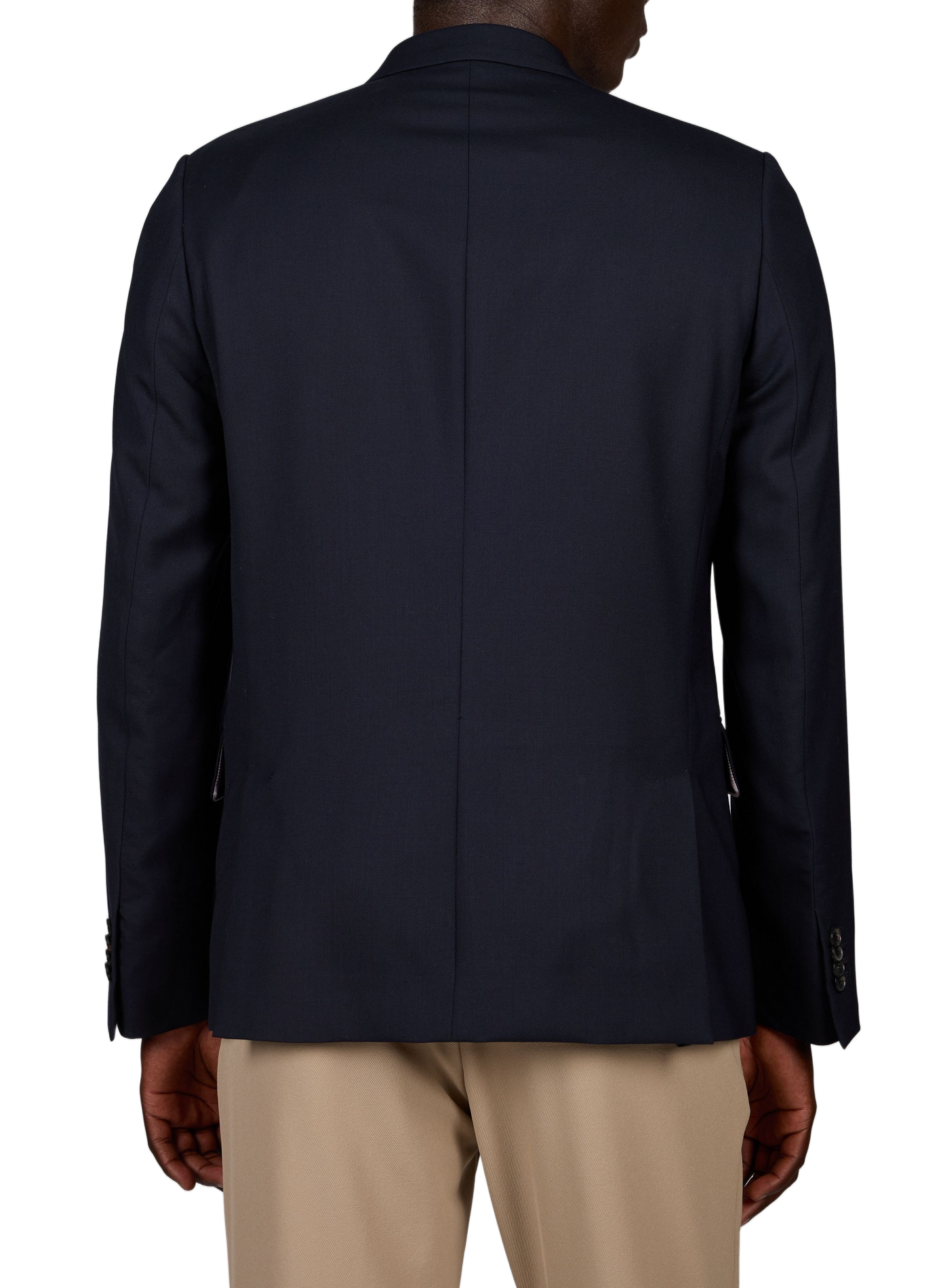 Straight wool blazer PAUL SMITH Blue