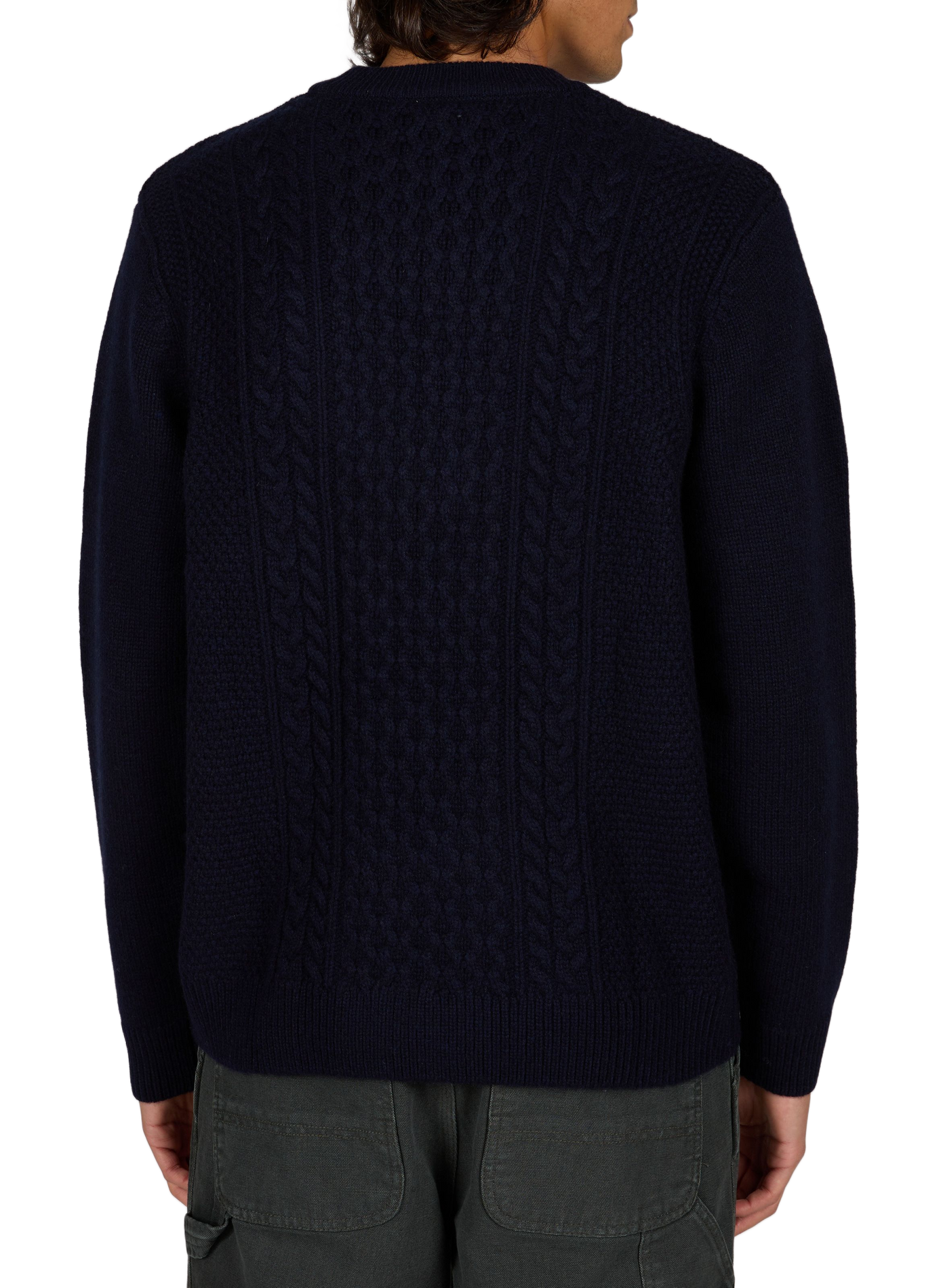 Pull col rond en laine mélangée CARHARTT WIP Bleu