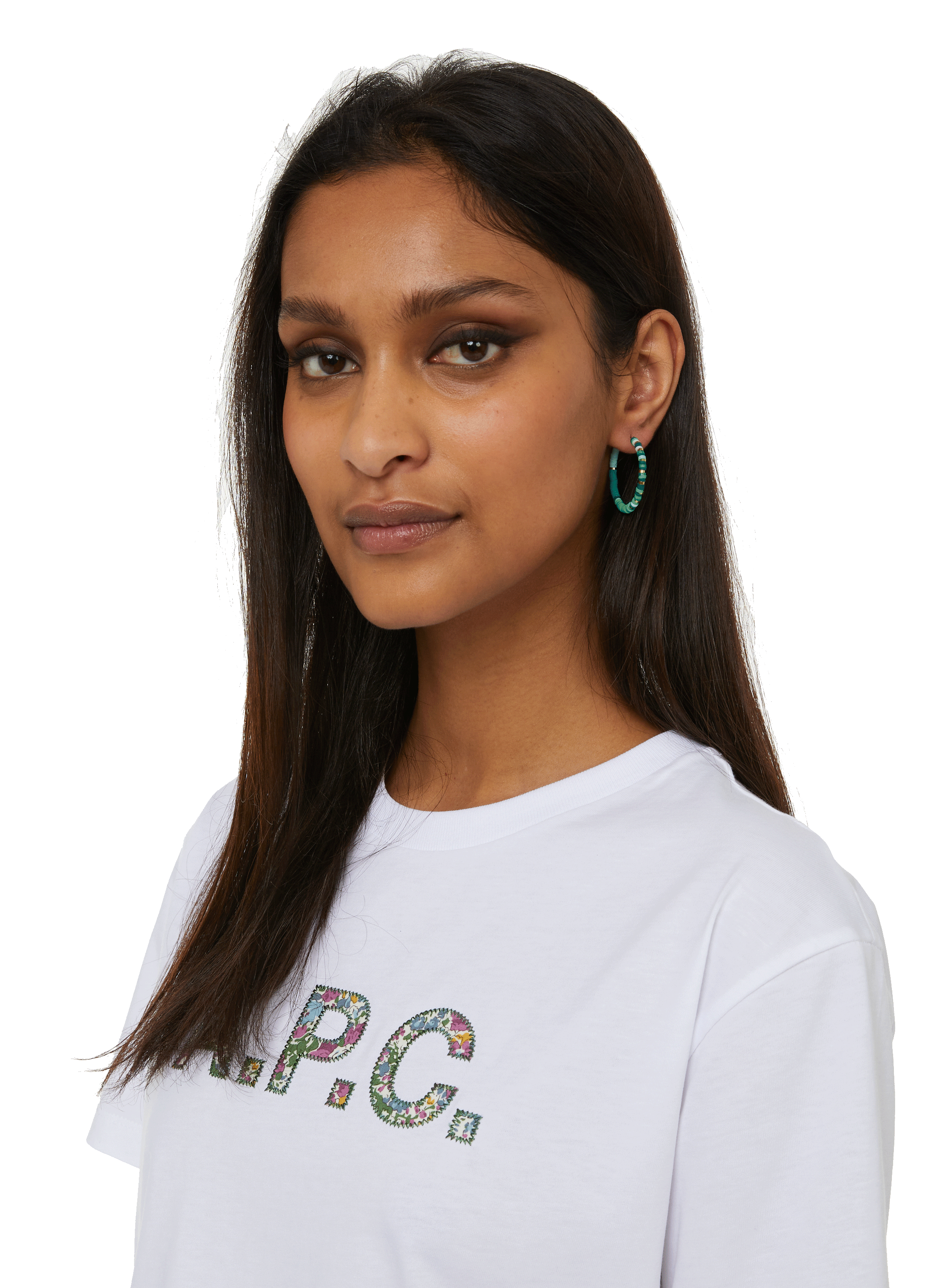 Boucles d'oreille colorées AU PRINTEMPS PARIS Vert