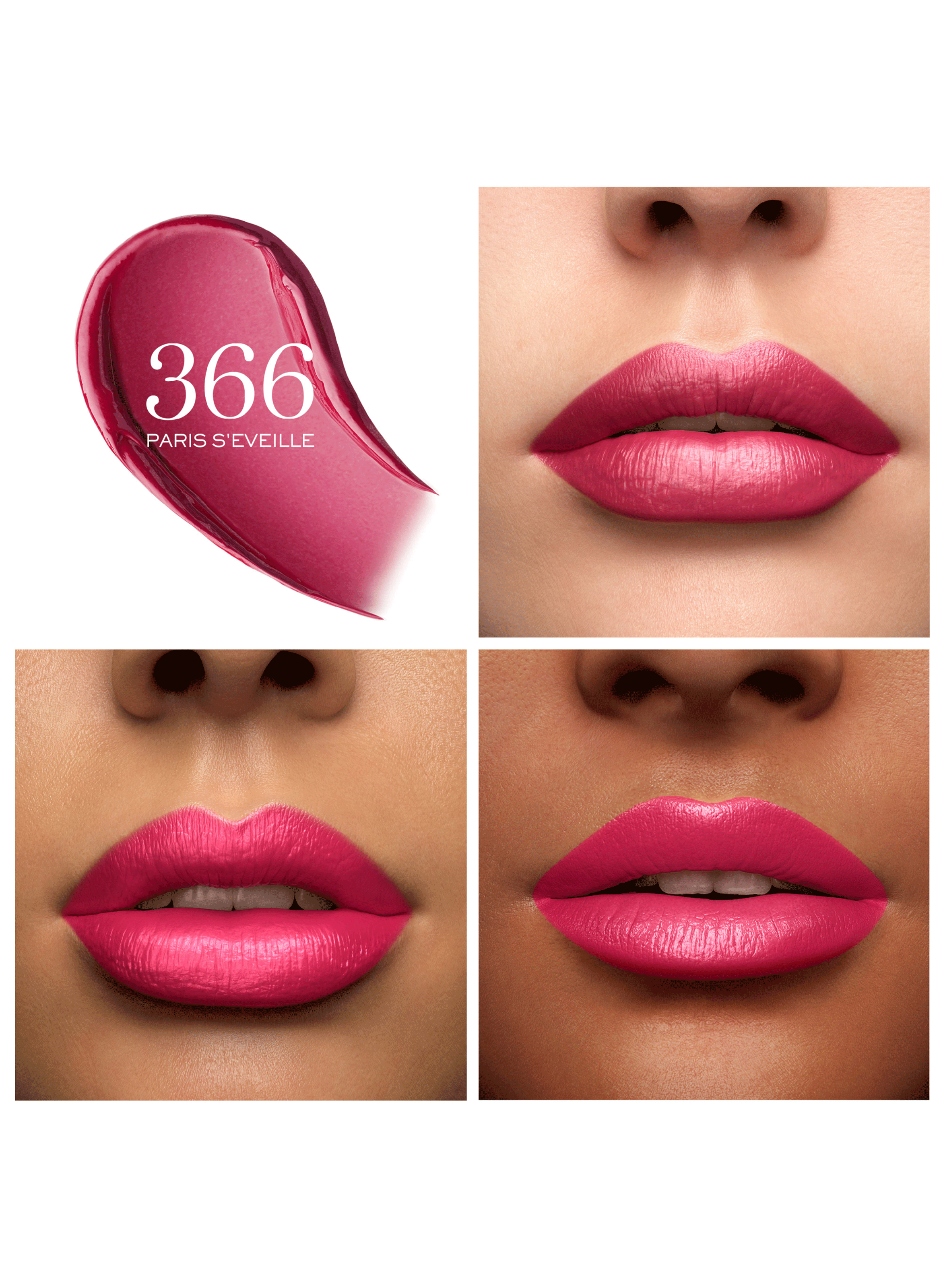 L?Absolu Rouge Cream satin lipstick - Long-lasting hydration and comfort LANCÔME 366 paris s&#039;eveille