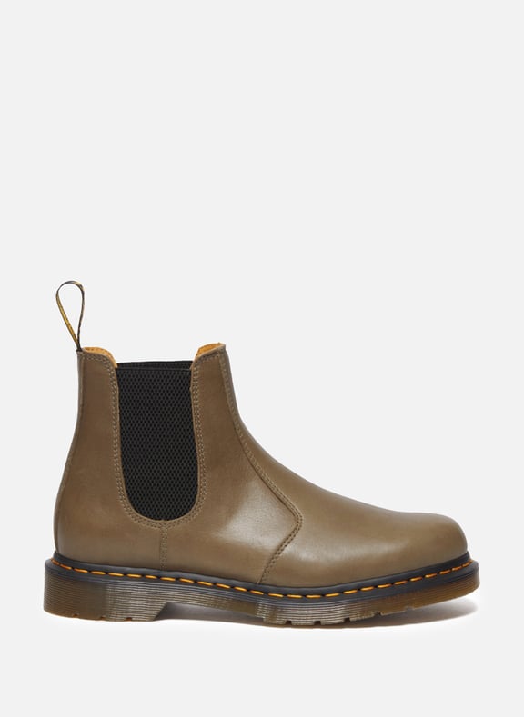 Green 2976 leather boots
