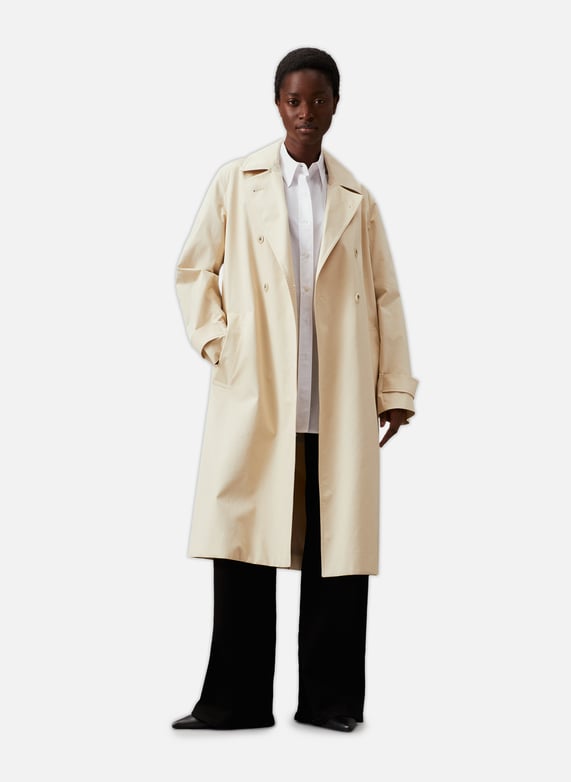 Calvin klein tan trench coat clearance