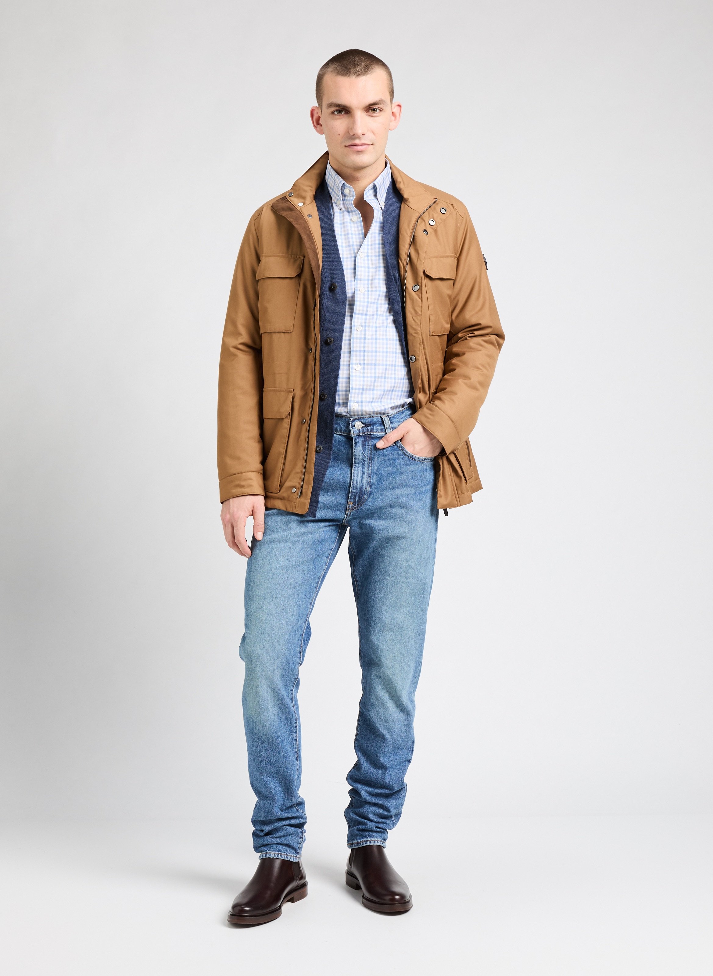 Jacket tailored HACKETT Beige