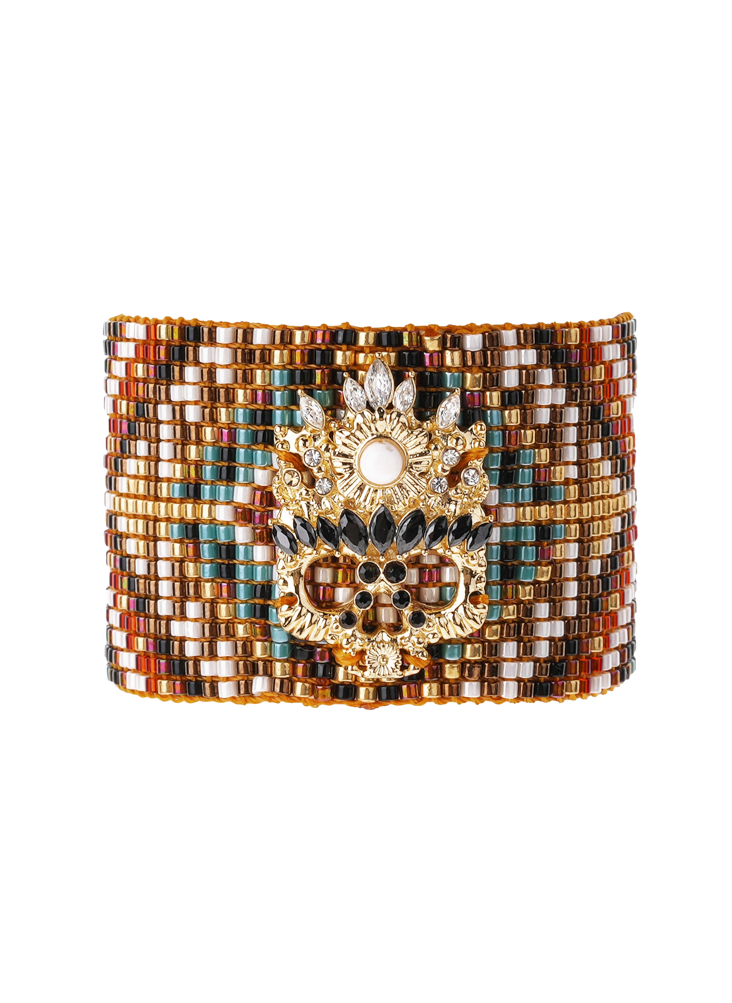 Bracelet manchette avec fermoir aimanté tomer HIPANEMA Doré