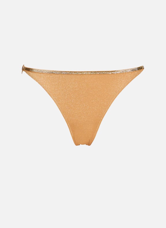 Culotte pailletée Doré by LA NOUVELLE LA NOUVELLE Culotte pailletée Doré