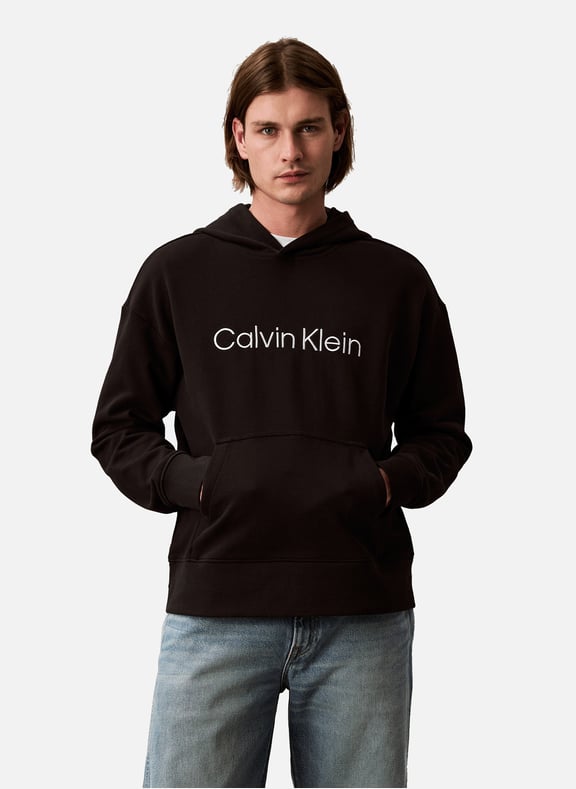 Cotton hoodie Black by CALVIN KLEIN CALVIN KLEIN Cotton hoodie Black