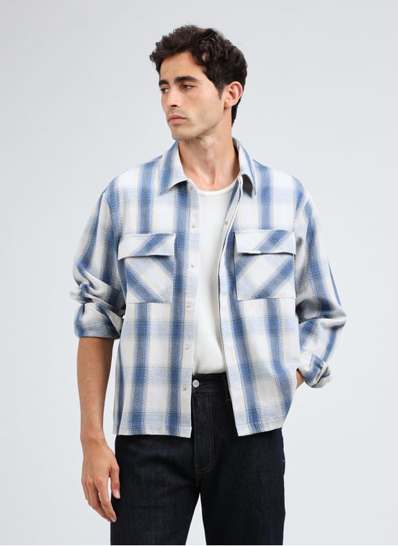 Chemise à carreaux Bleu by REPRESENT REPRESENT Chemise à carreaux Bleu