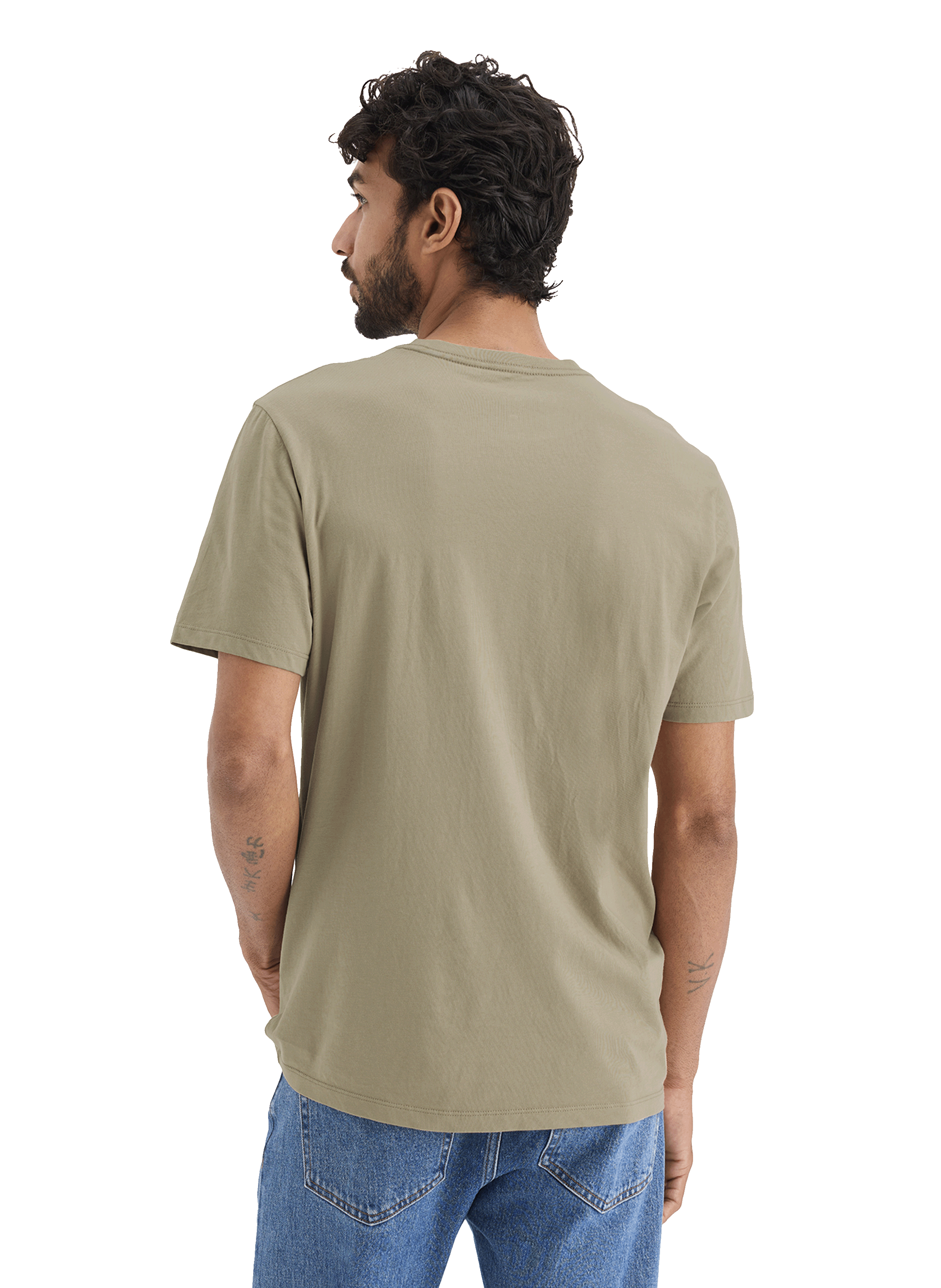Cotton Logo T-shirt DOCKERS Beige