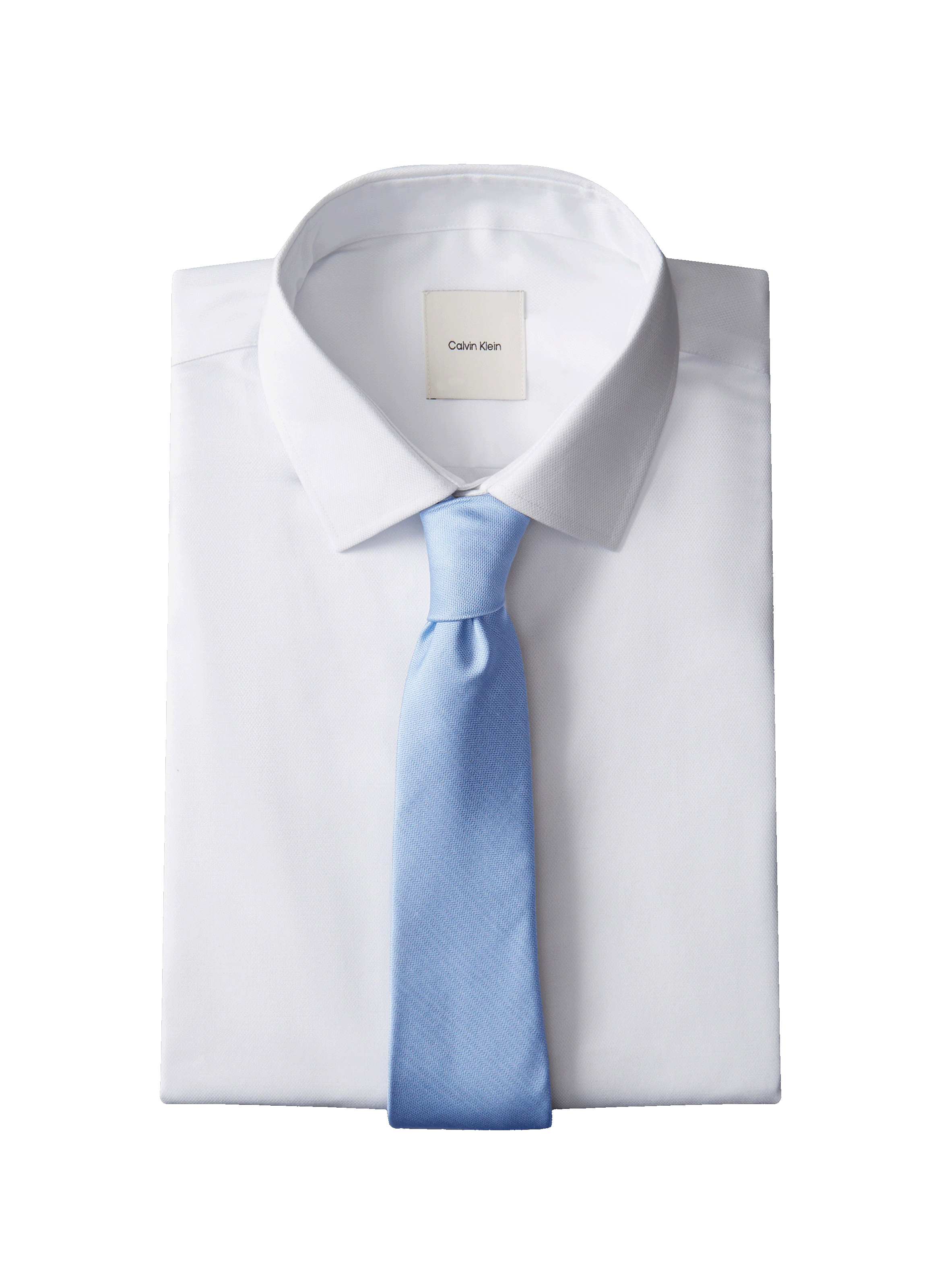 Silk-blend tie CALVIN KLEIN Blue