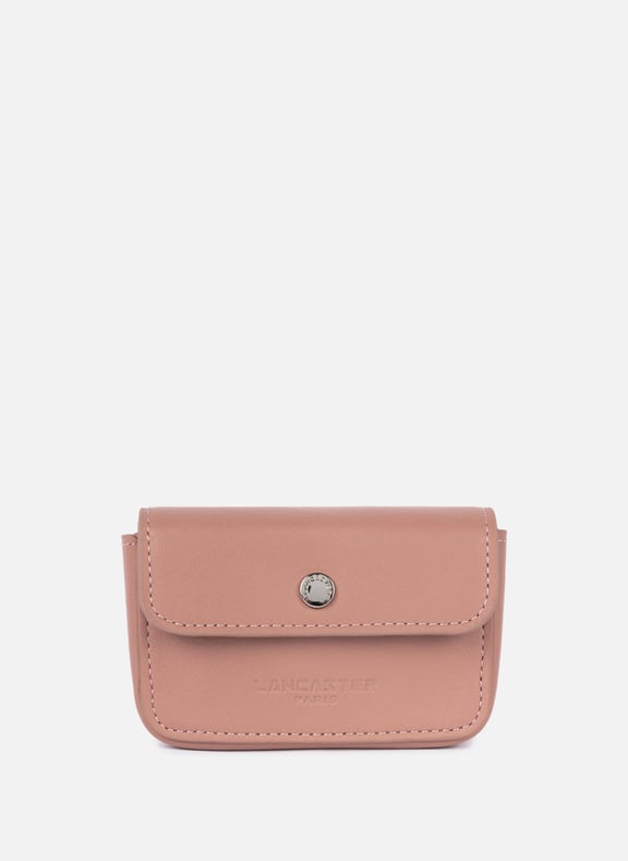 Porte-cartes - soft pm Rose by LANCASTER LANCASTER Porte-cartes - soft pm Rose