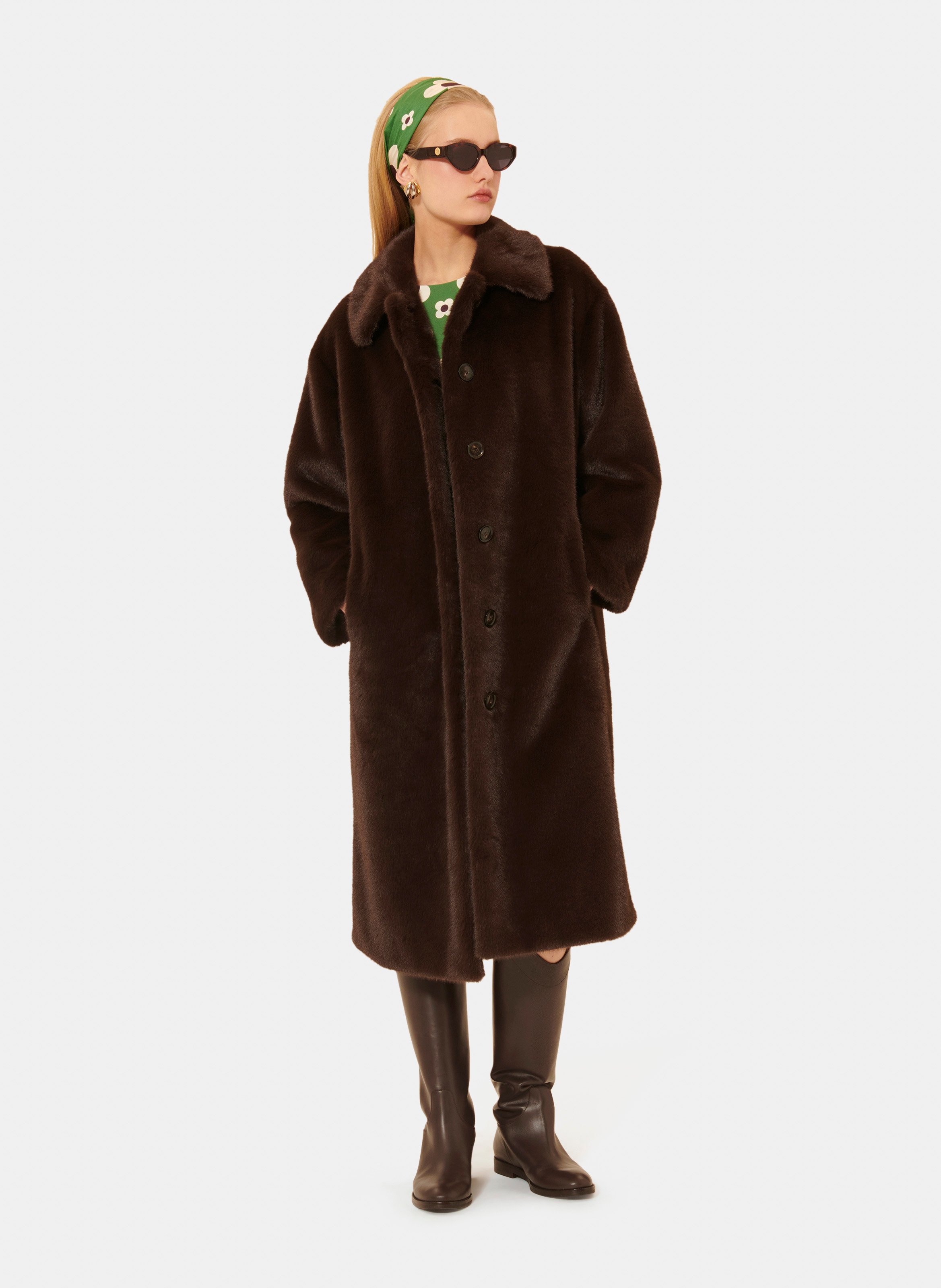 Manteau melrand TARA JARMON Marron