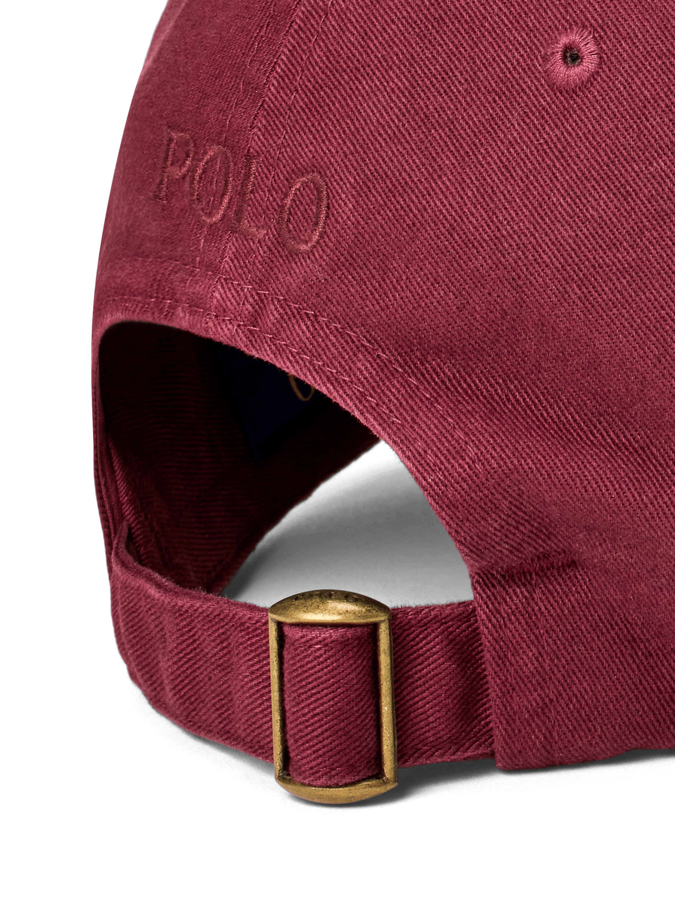 Embroidered cotton baseball cap POLO RALPH LAUREN Red