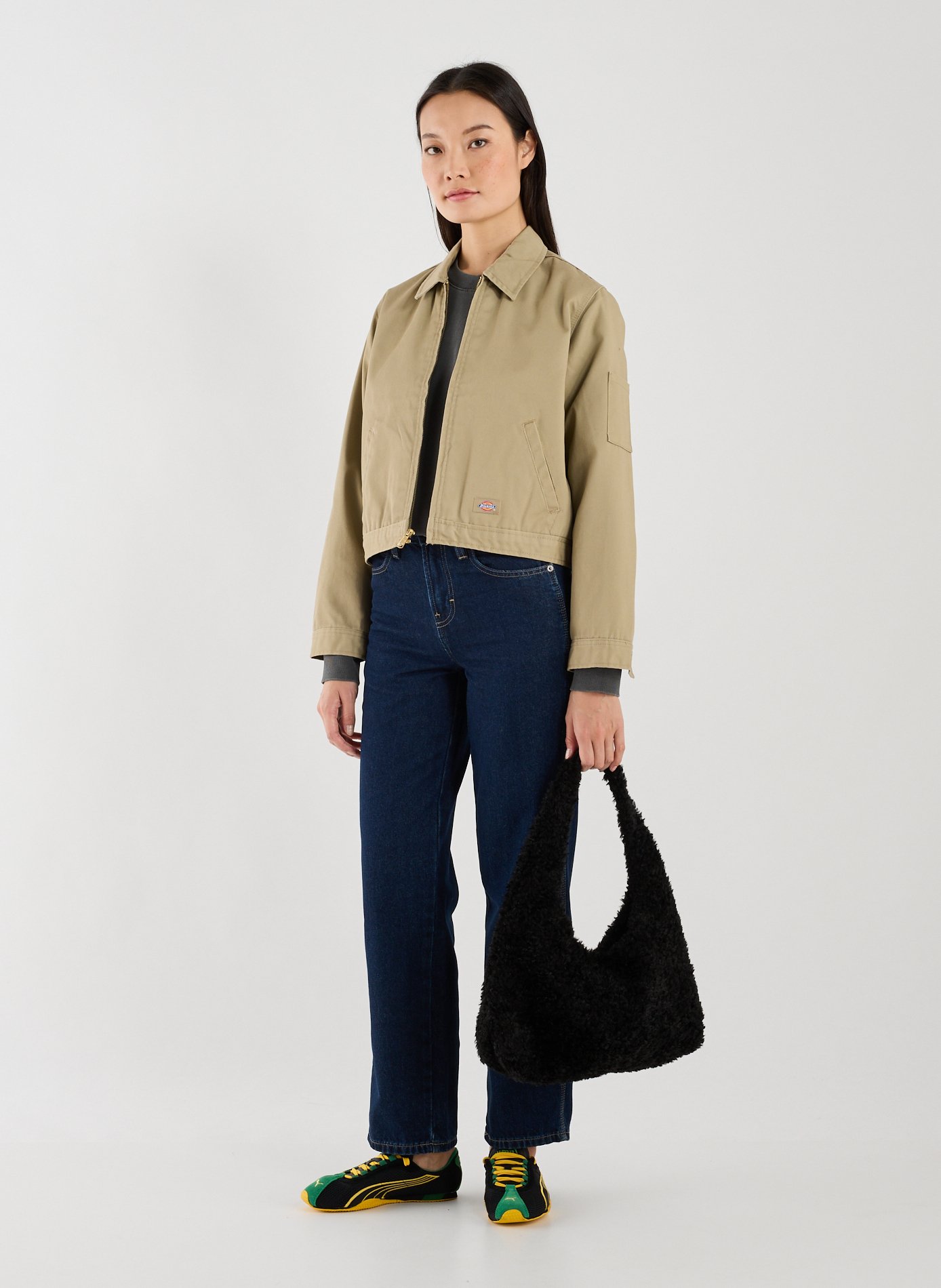 Solid straight jacket DICKIES Khaki