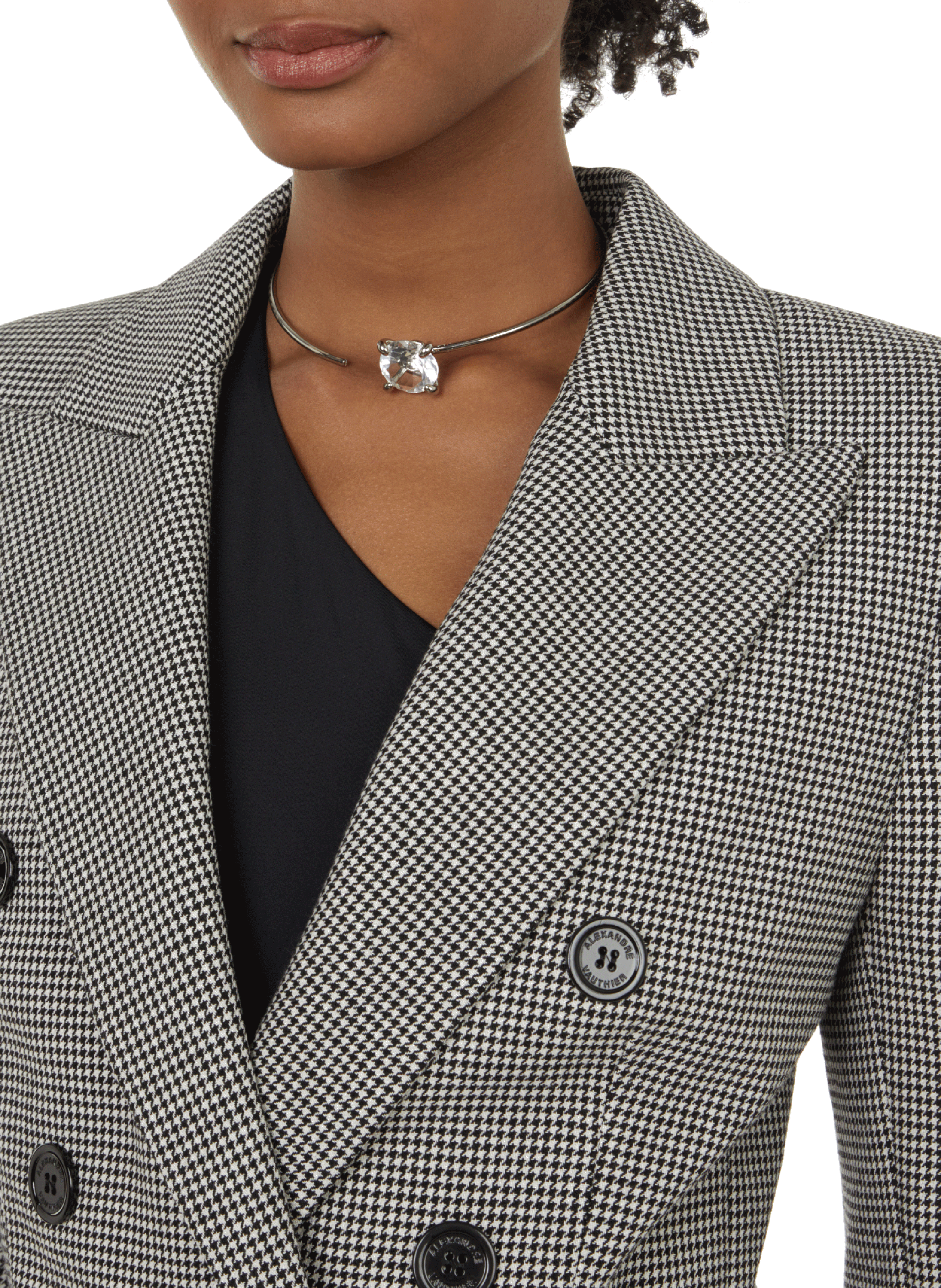 Check blazer jacket  ALEXANDRE VAUTHIER Grey