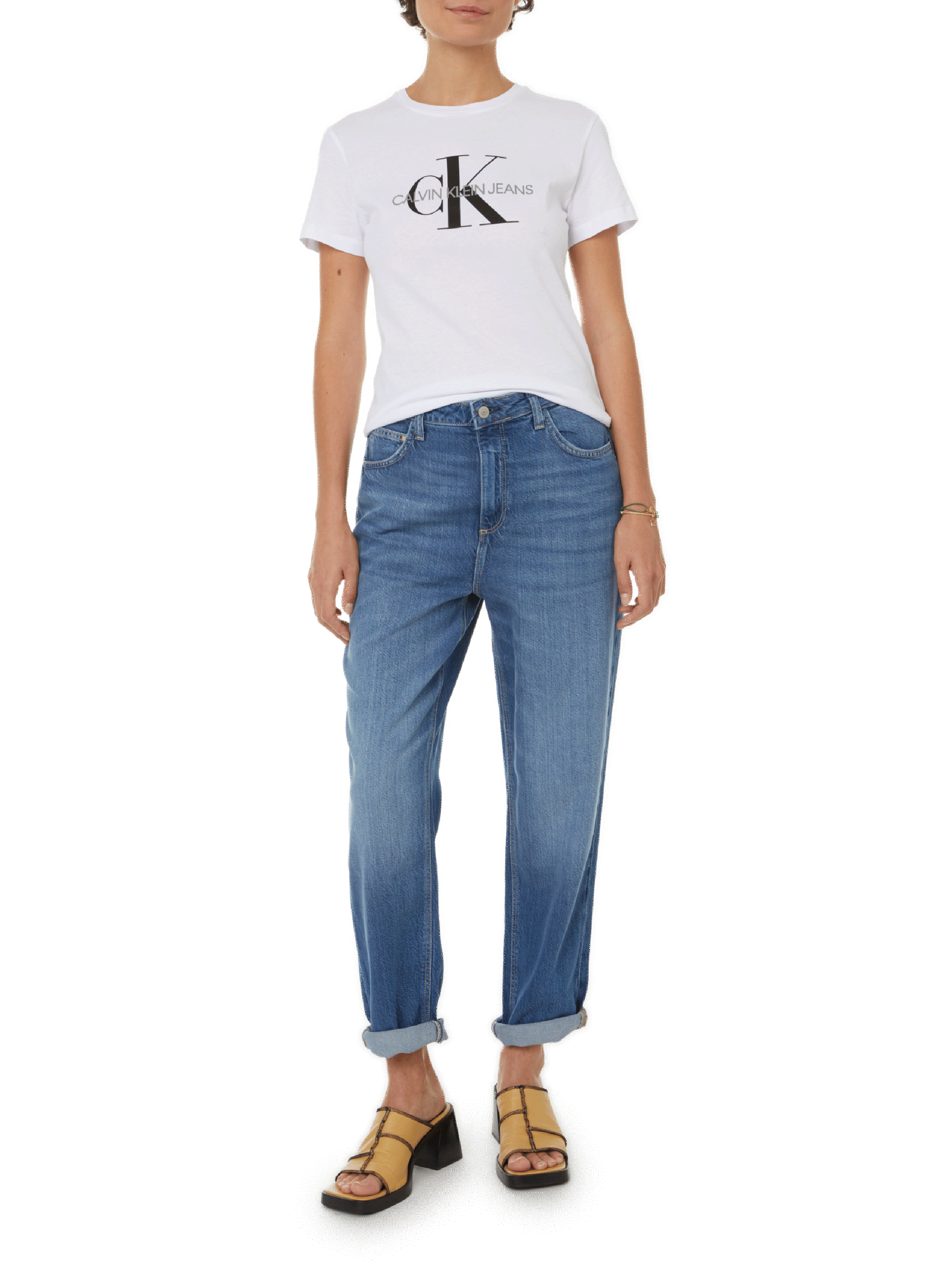 Earcuff torsadé en or YVONNE LÉON Orange