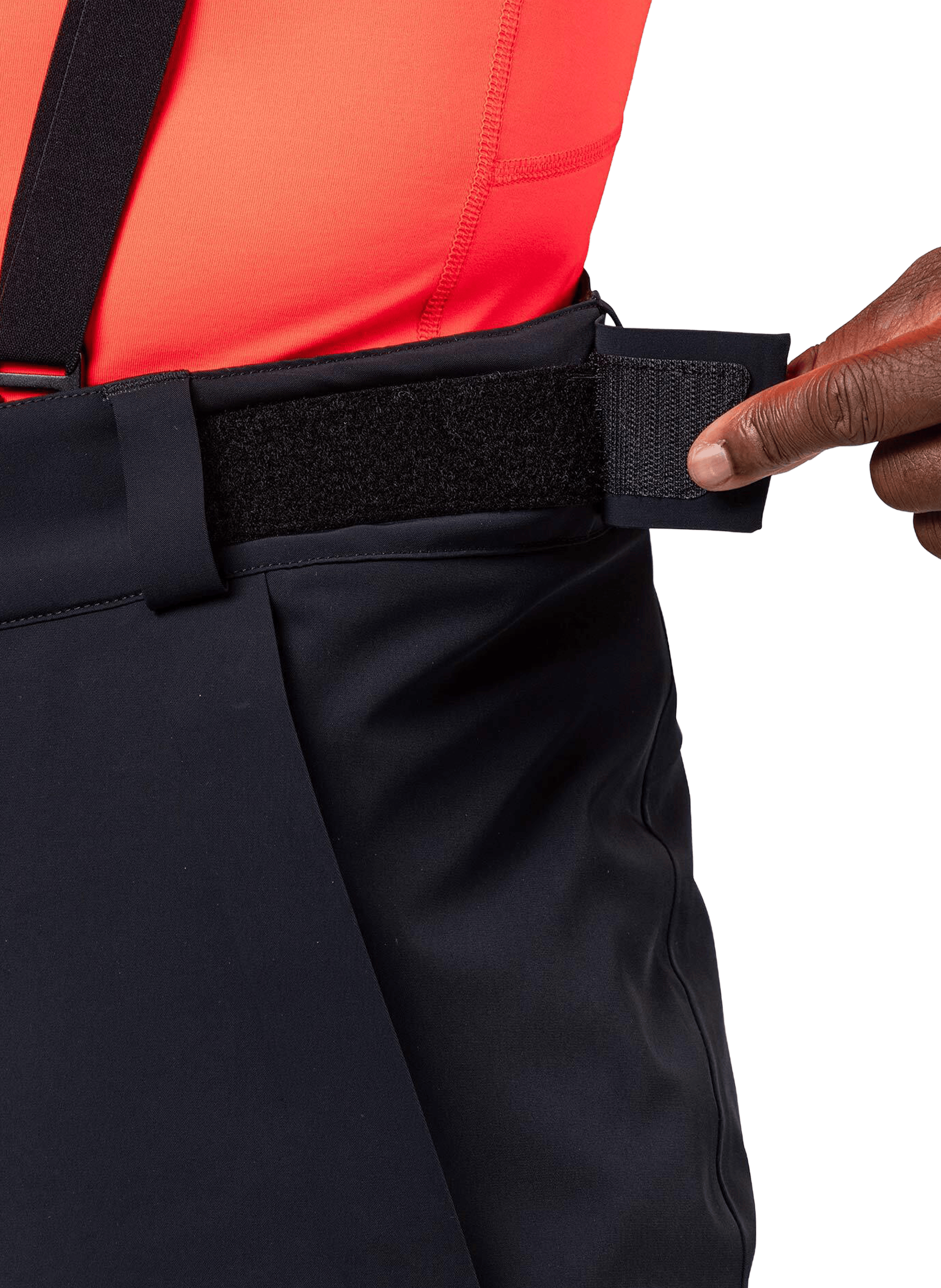 Pantalon de ski avec bretelles ajustables ROSSIGNOL Noir
