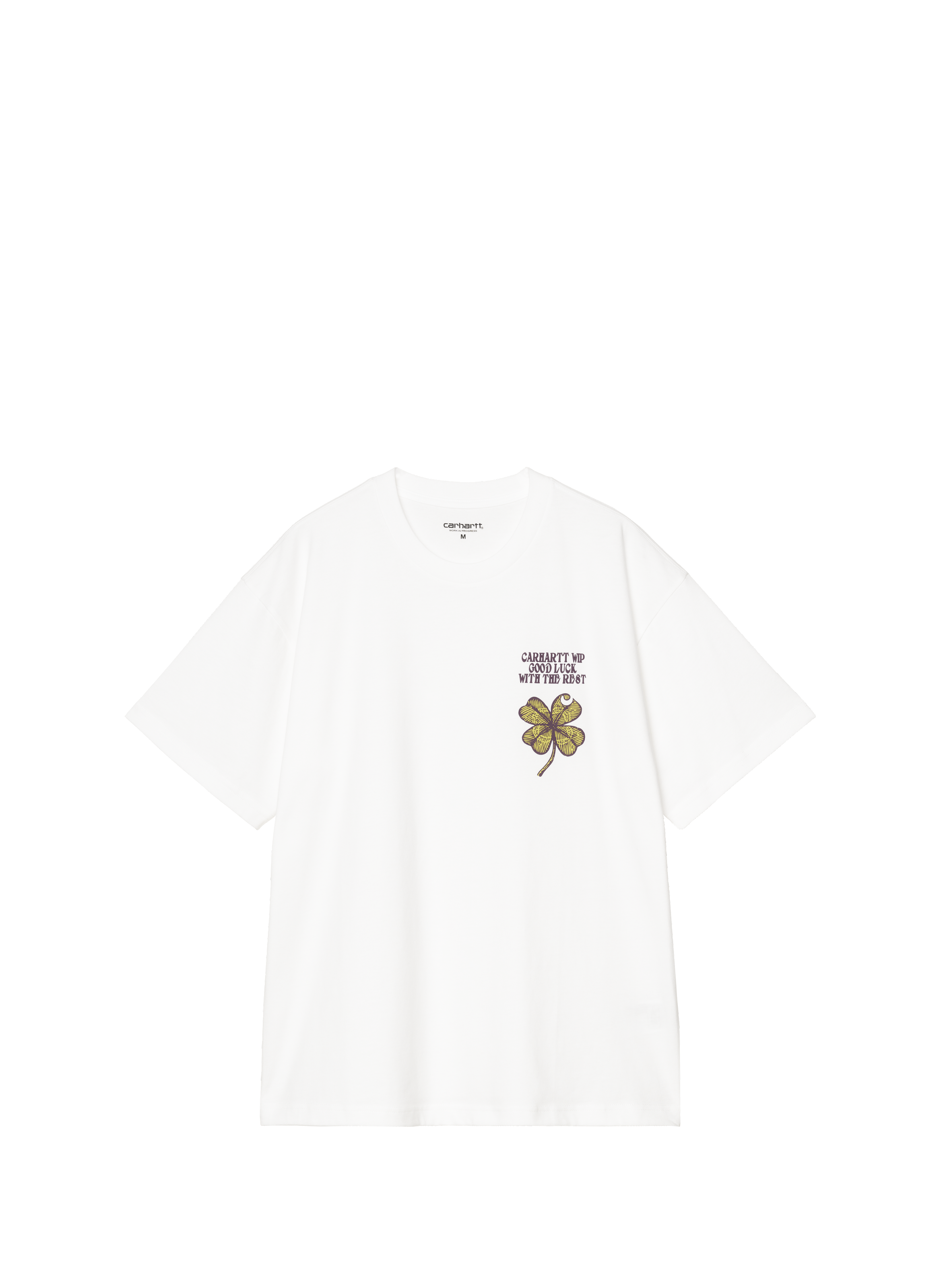 T-shirt avec imprimé en coton CARHARTT WIP Blanc