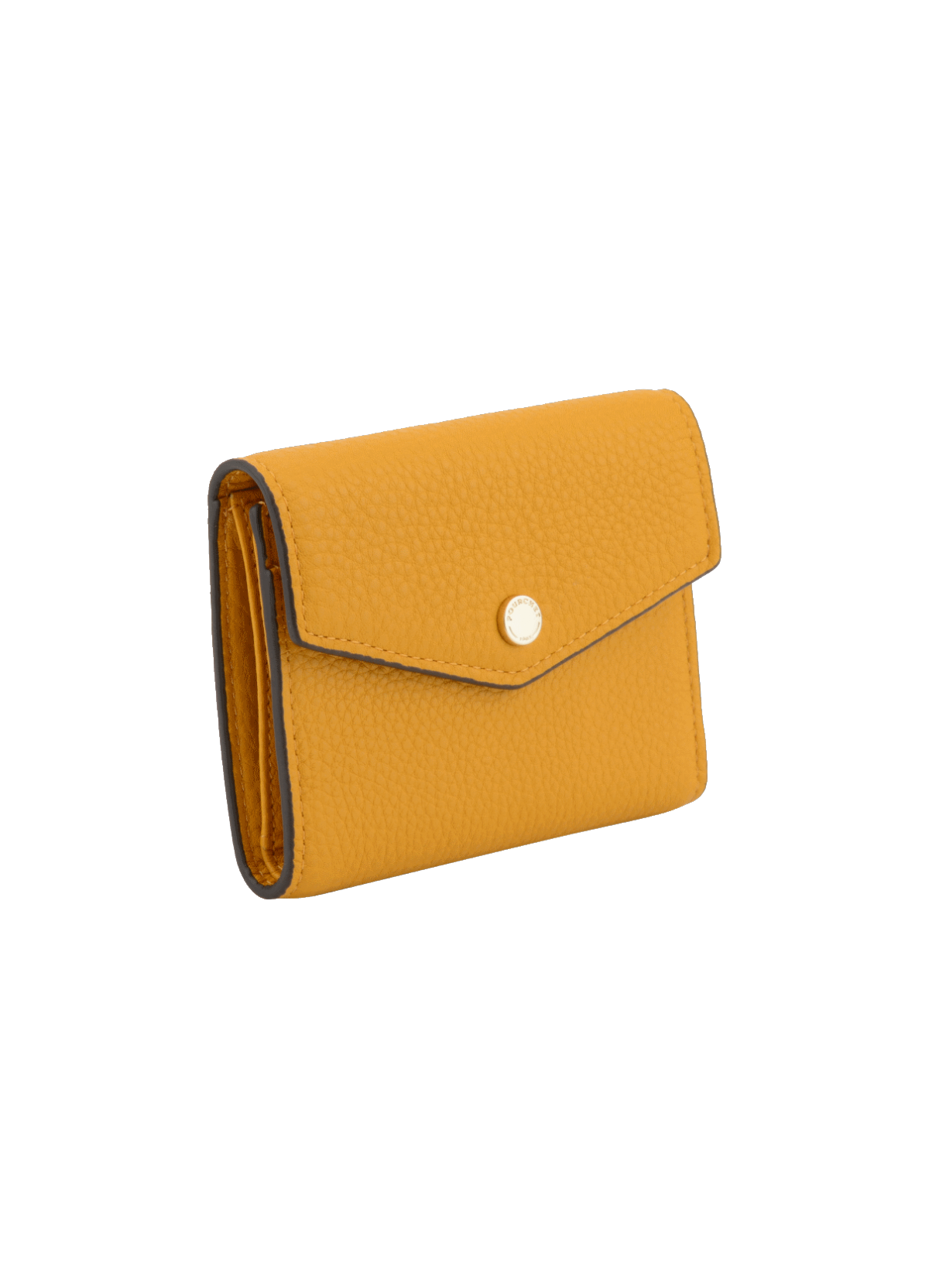 Club | porte-monnaie mm en cuir de veau POURCHET Jaune