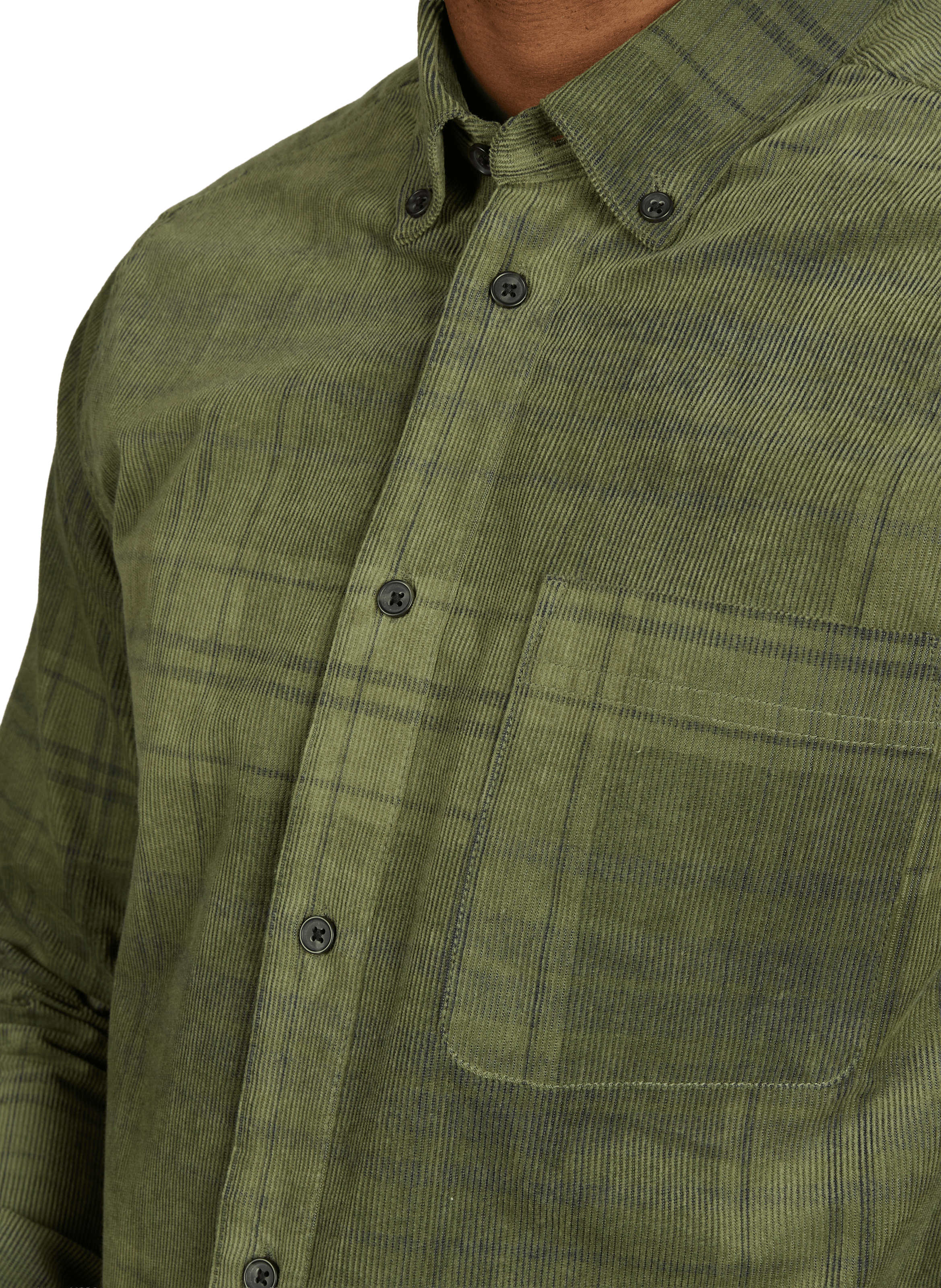 Chemise Kash en velours en coton  LES DEUX Vert