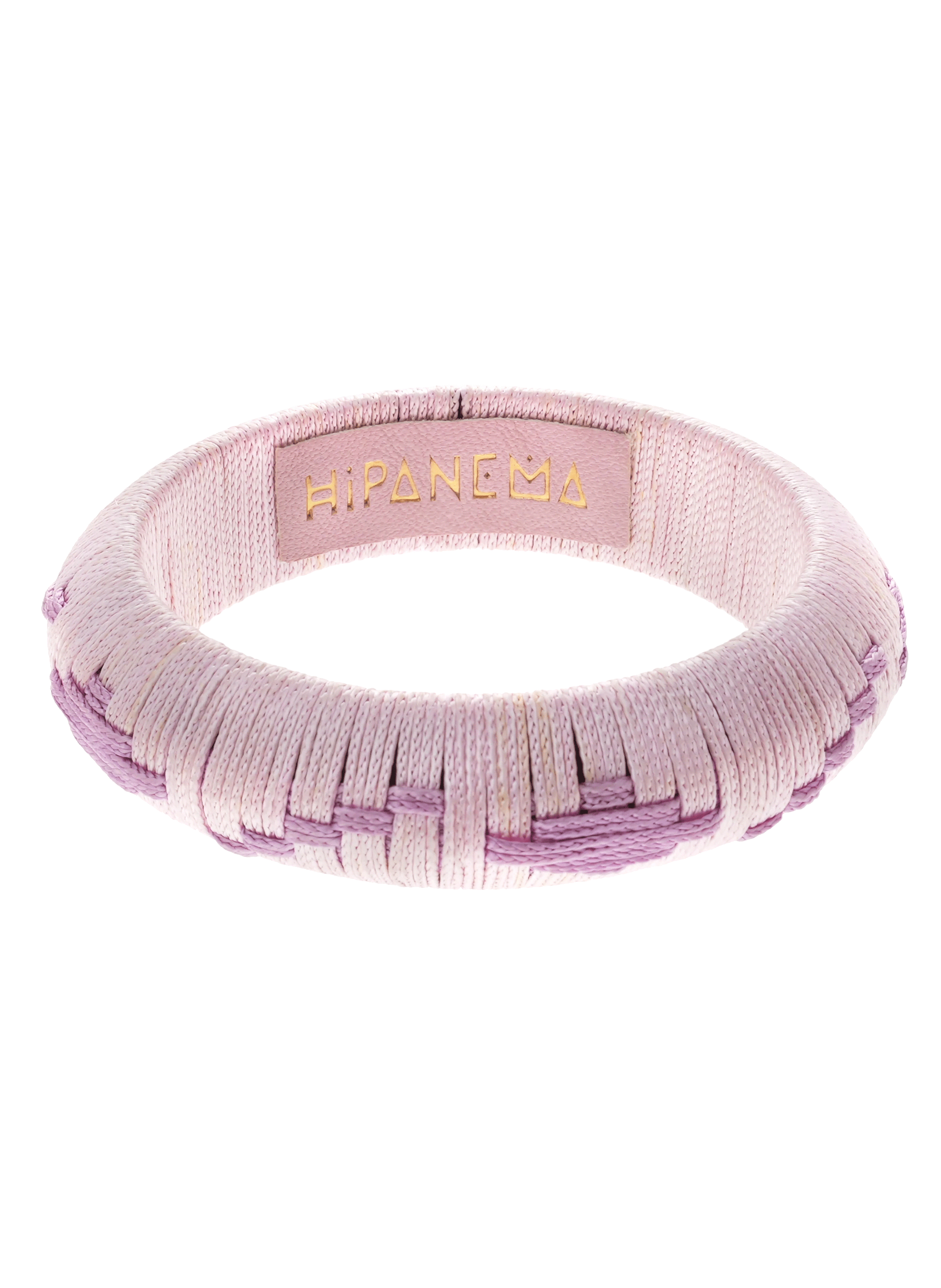 Bracelet jonc en tissu imanie HIPANEMA Violet