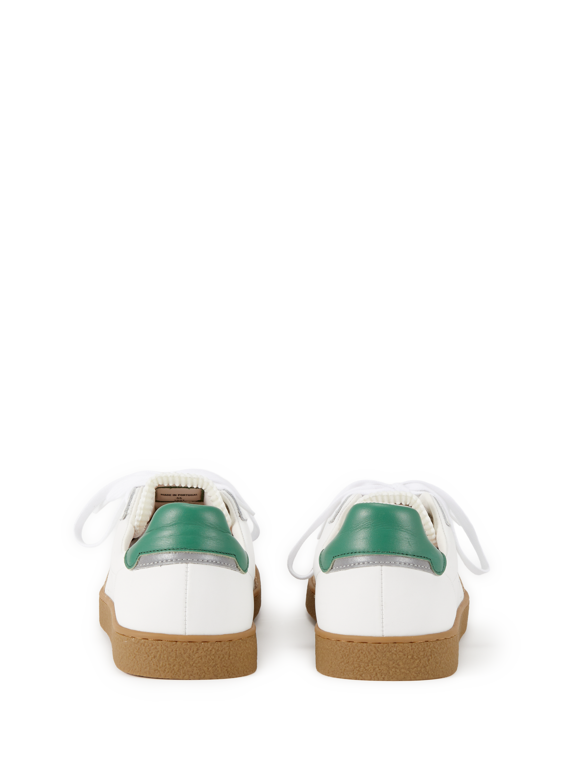 Baskets Lumbo en cuir mélangé FAGUO Blanc