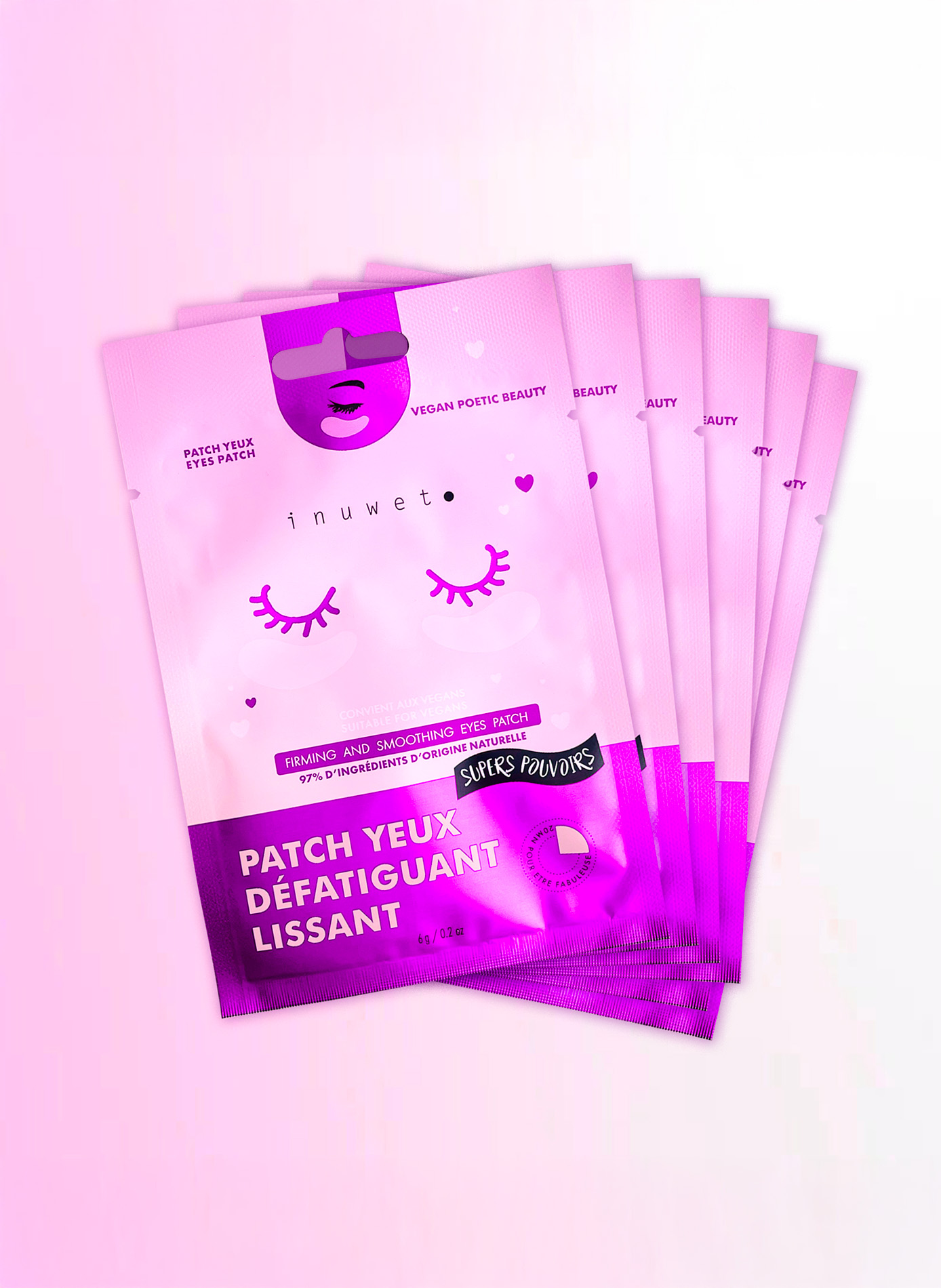 Patch yeux défatiguant INUWET No color